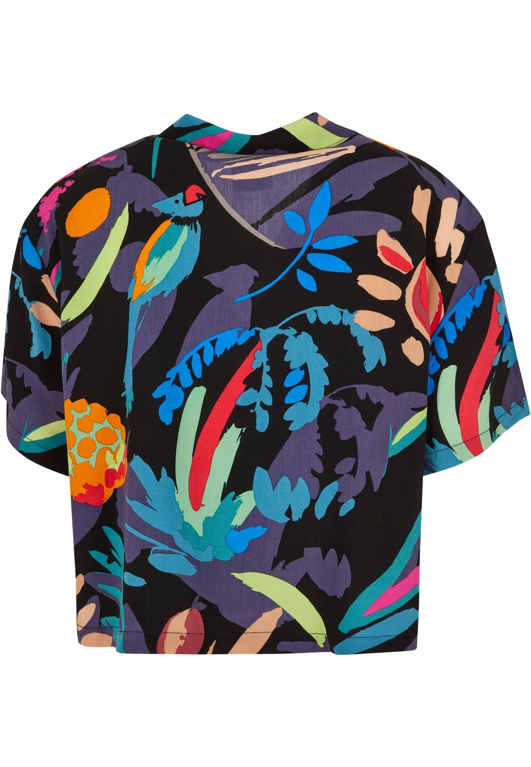 URBAN CLASSICS T-Shirt "Urban Classics Damen Ladies Resort Shirt" 1 Stk. günstig online kaufen