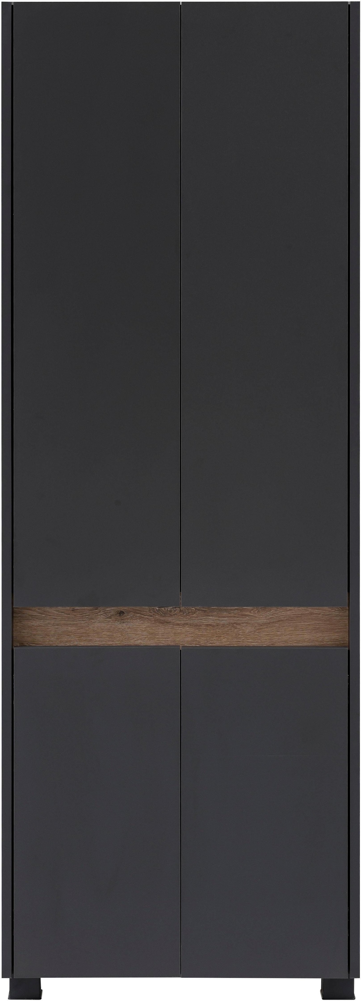 Schildmeyer Hochschrank Badezimmerschrank, BAUR 57 modernen »Cosmo«, Blende cm, Breite | kaufen Wildeiche-Look im