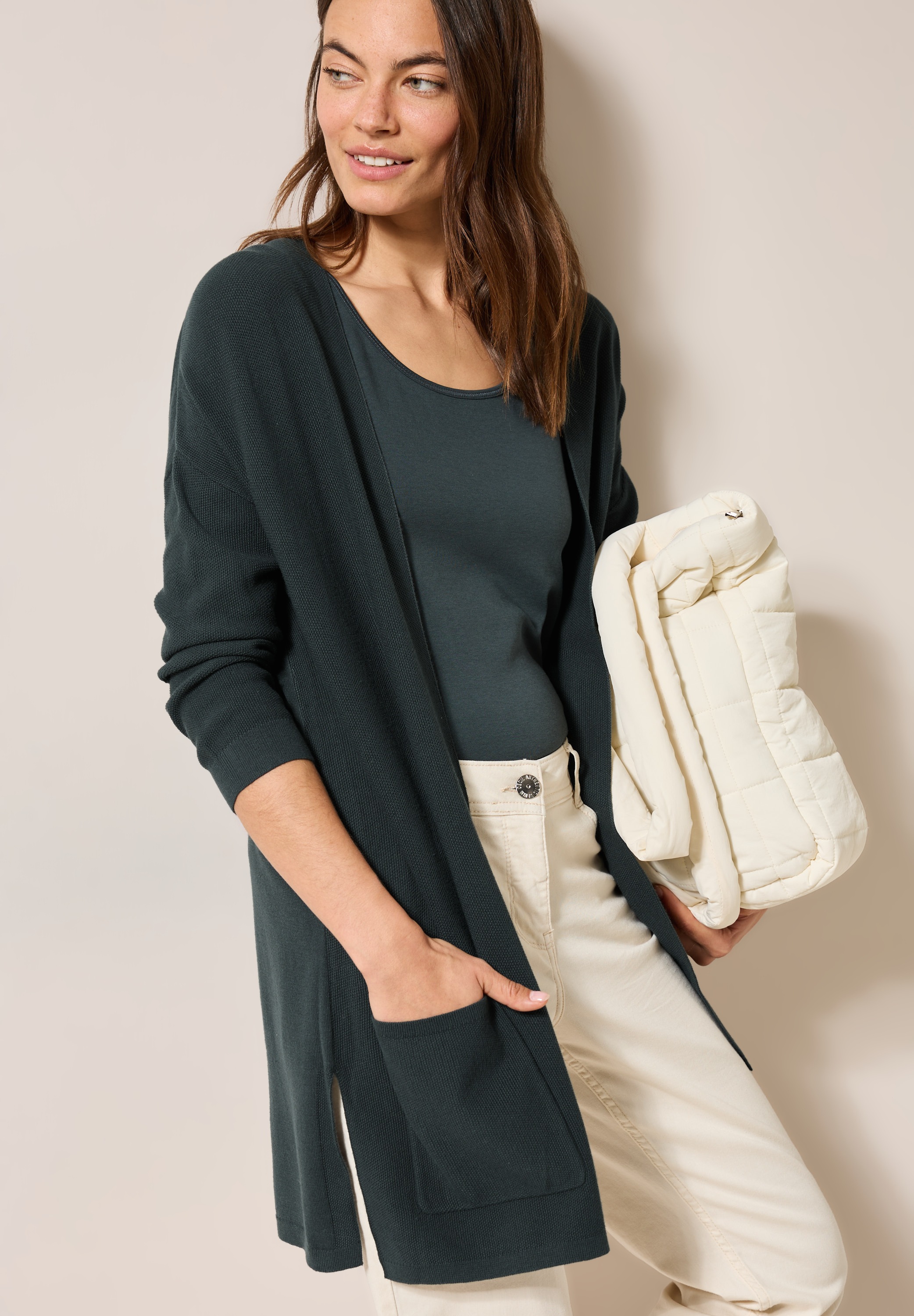 Cecil Cardigan, mit Taschen