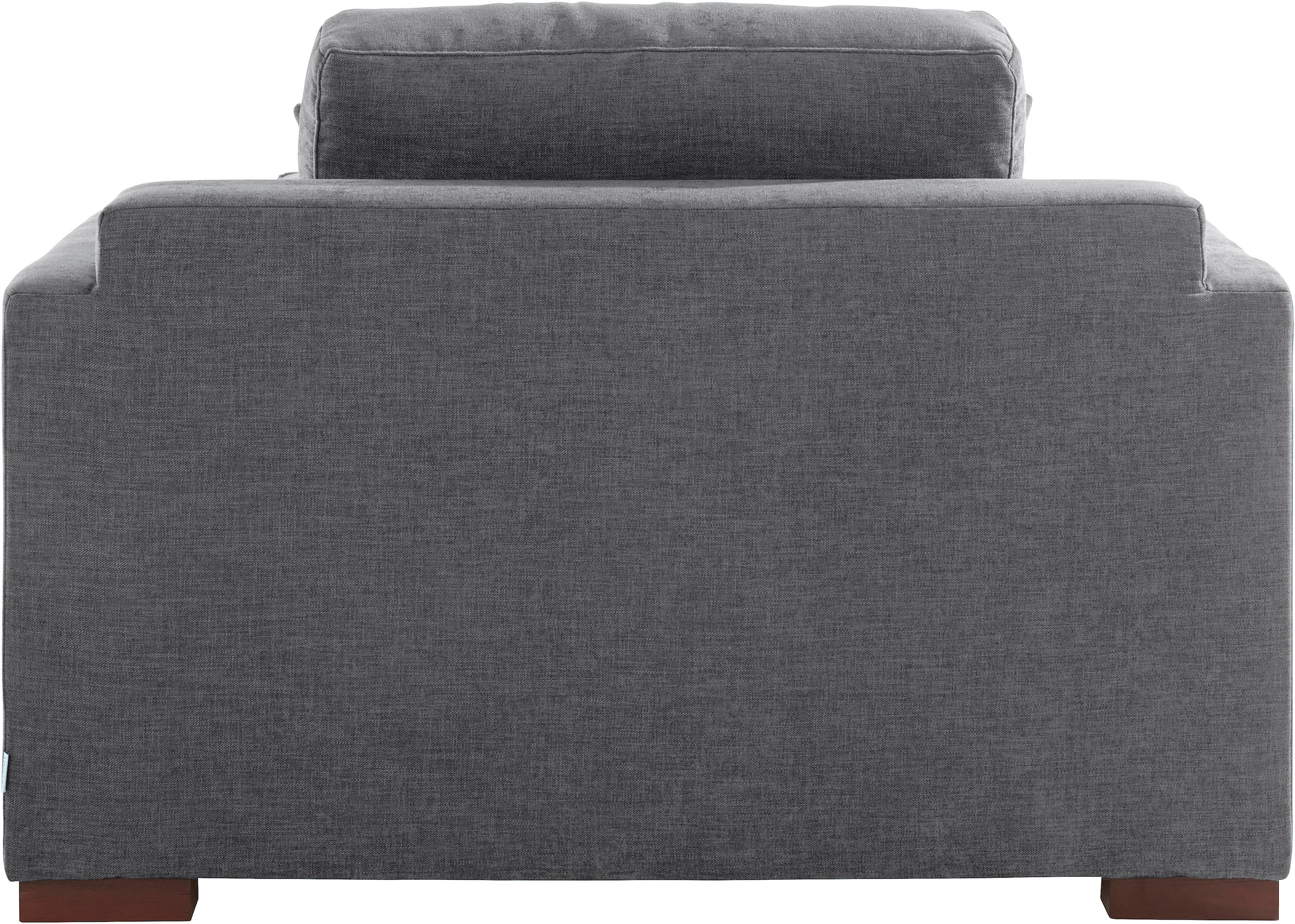 Home affaire Loveseat »Fresh Pond Sessel«, weicher Sitzkomfort, incl. Zierkissen, B/T/H: 140/96/95 cm