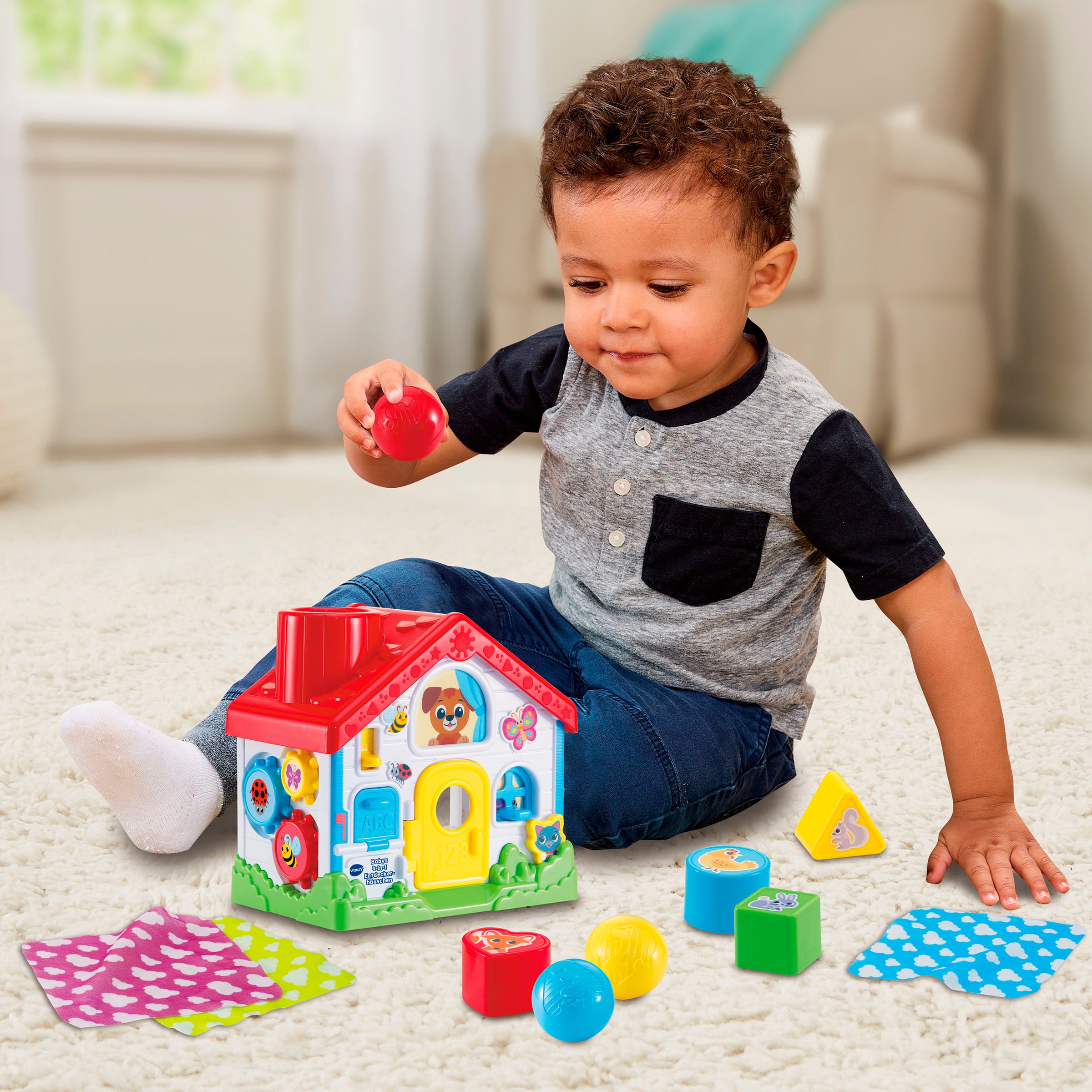 Vtech® Steckspielzeug »Vtech Baby, Babys Entdeckerhäuschen«