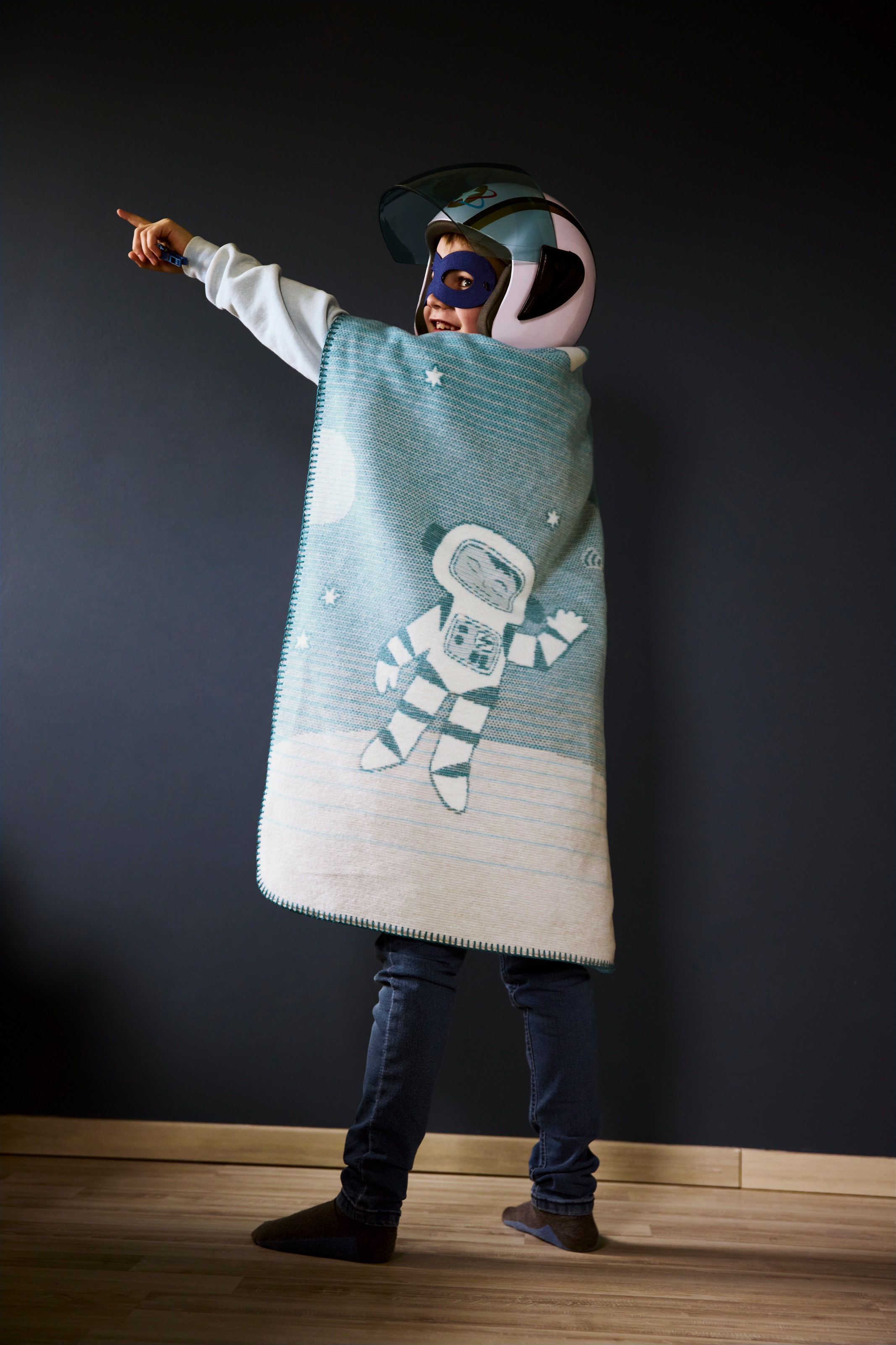 Biederlack Babydecke "Babydecke Spacekid" 75 x 100, mit Zierstich günstig online kaufen