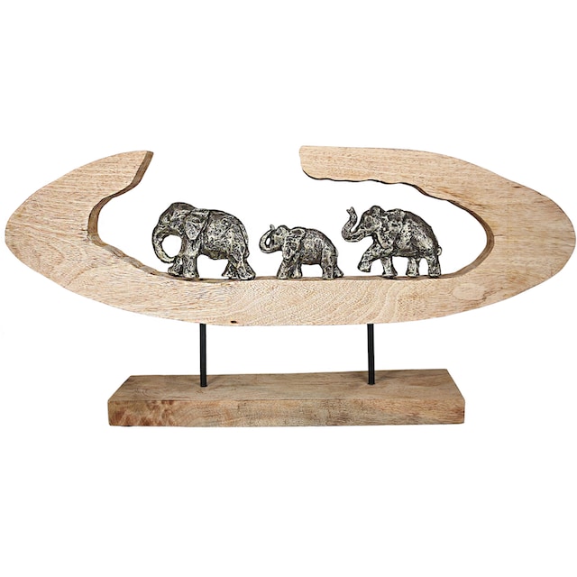 Casablanca by Gilde Tierfigur »Skulptur Elefantenfamilie« kaufen | BAUR