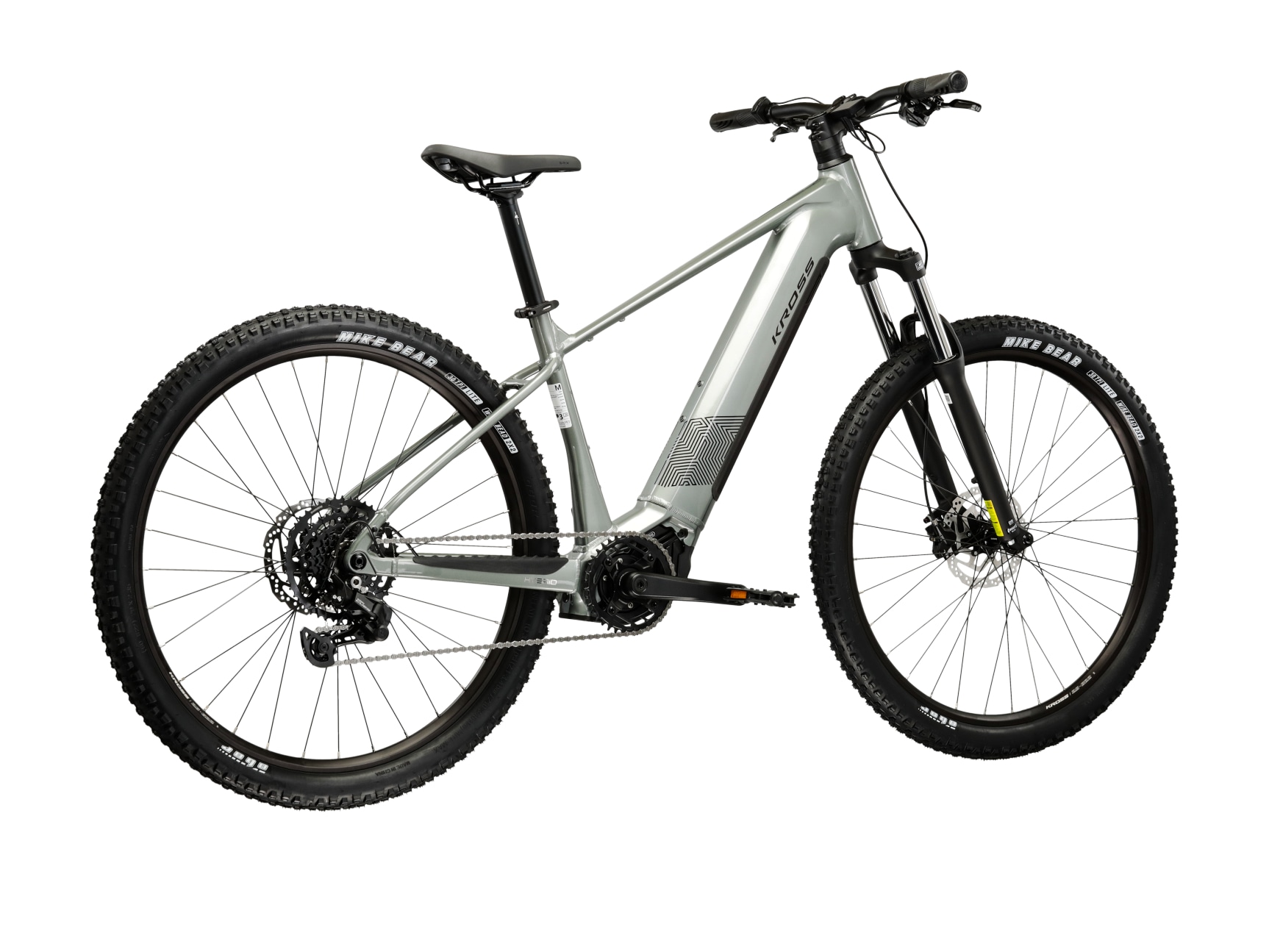 Kross »Influx Hybrid 1.0 20Ah/720Wh 29 Zoll grau 9 Gänge 2026« 9 Gang Shimano CUES U4000 Schaltwerk Kettenschaltung Mittelmotor 250 W