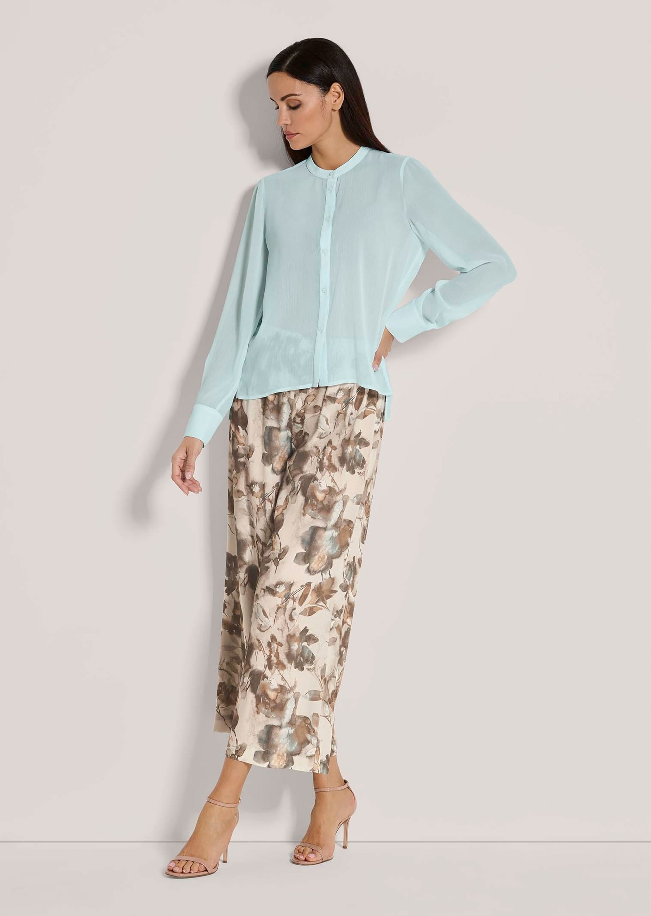 MADELEINE Langarmbluse »Bluse Chiffon-Bluse«
