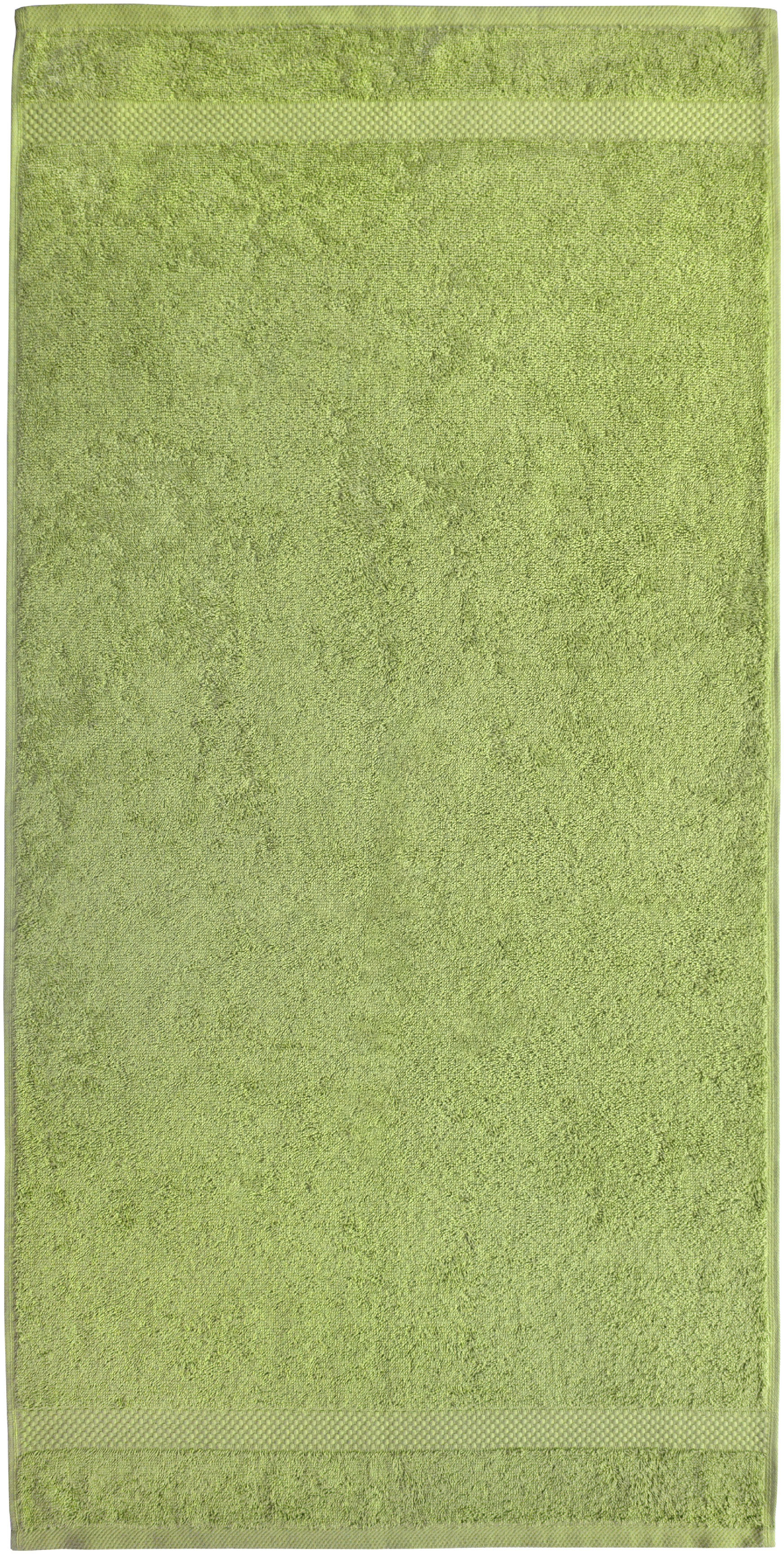 Duschtuch DYCKHOFF, B:70cm L:140cm, grün, Walkfrottier, Obermaterial: 100% Baumwolle, Handtücher, "Planet"