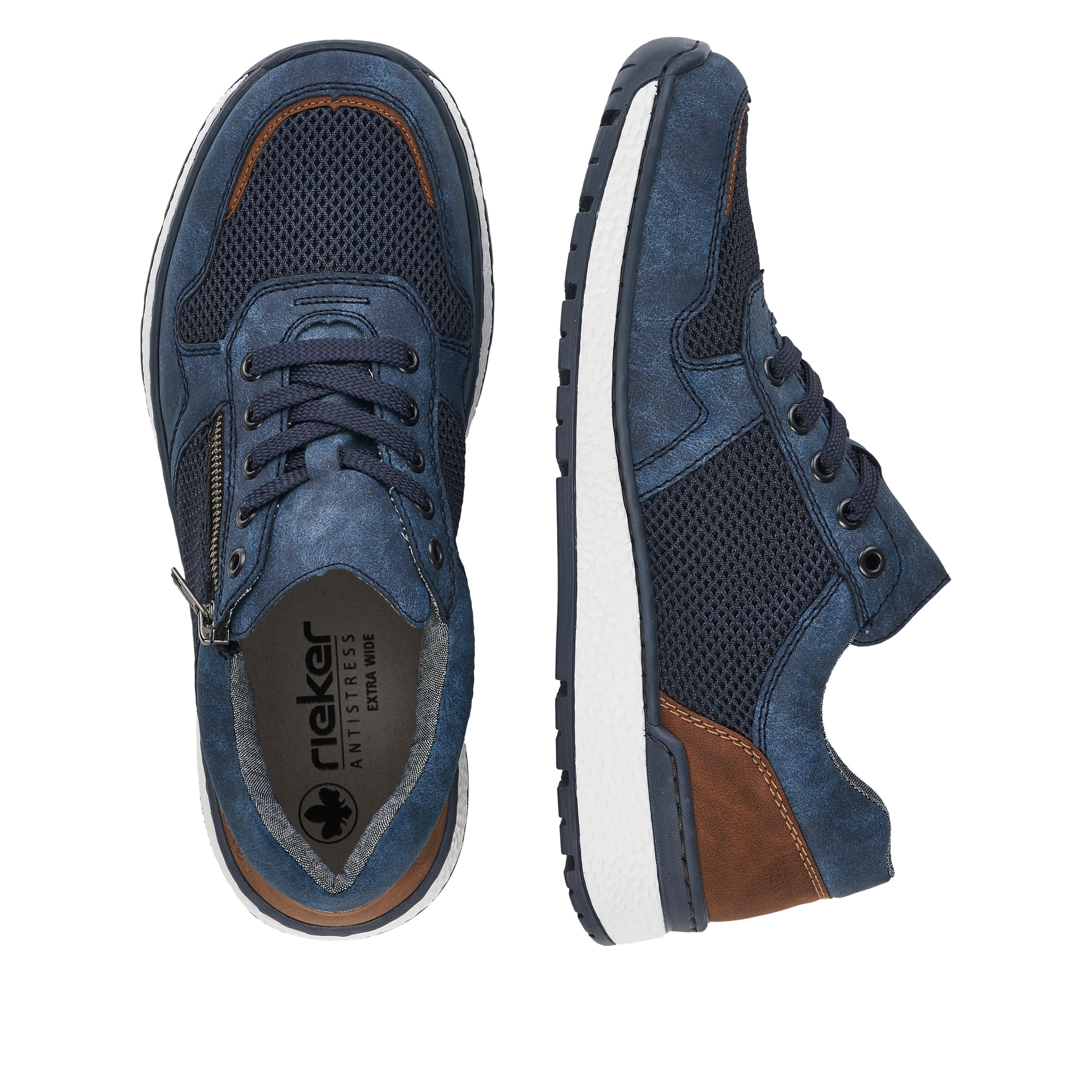 Rieker Sneaker, Schnürschuh, Halbschuh, Freizeitschuh in bequemer Form