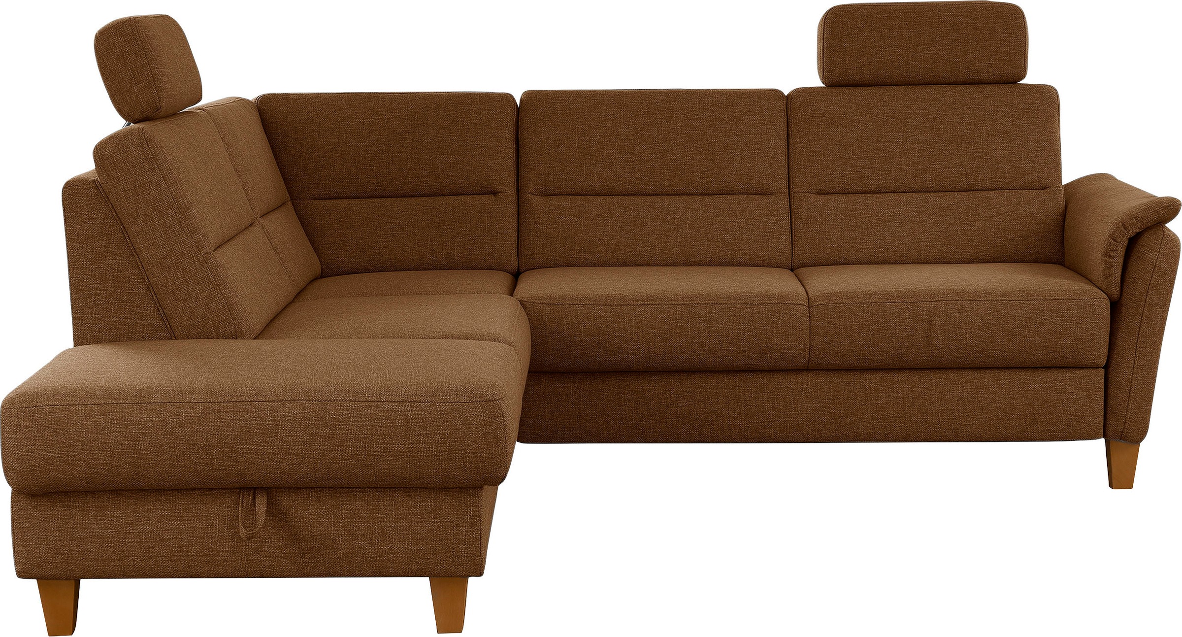 Home affaire Ecksofa »Palmera L-Form«, Federkern, wahlweise mit Bettfunktion und mit/ohne Stauraum