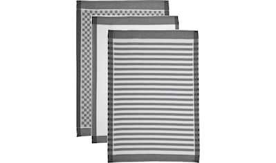 Geschirrtuch »SUPERIOR«, (Set, 3 tlg., 3x Geschirrtuch 50x70 cm)