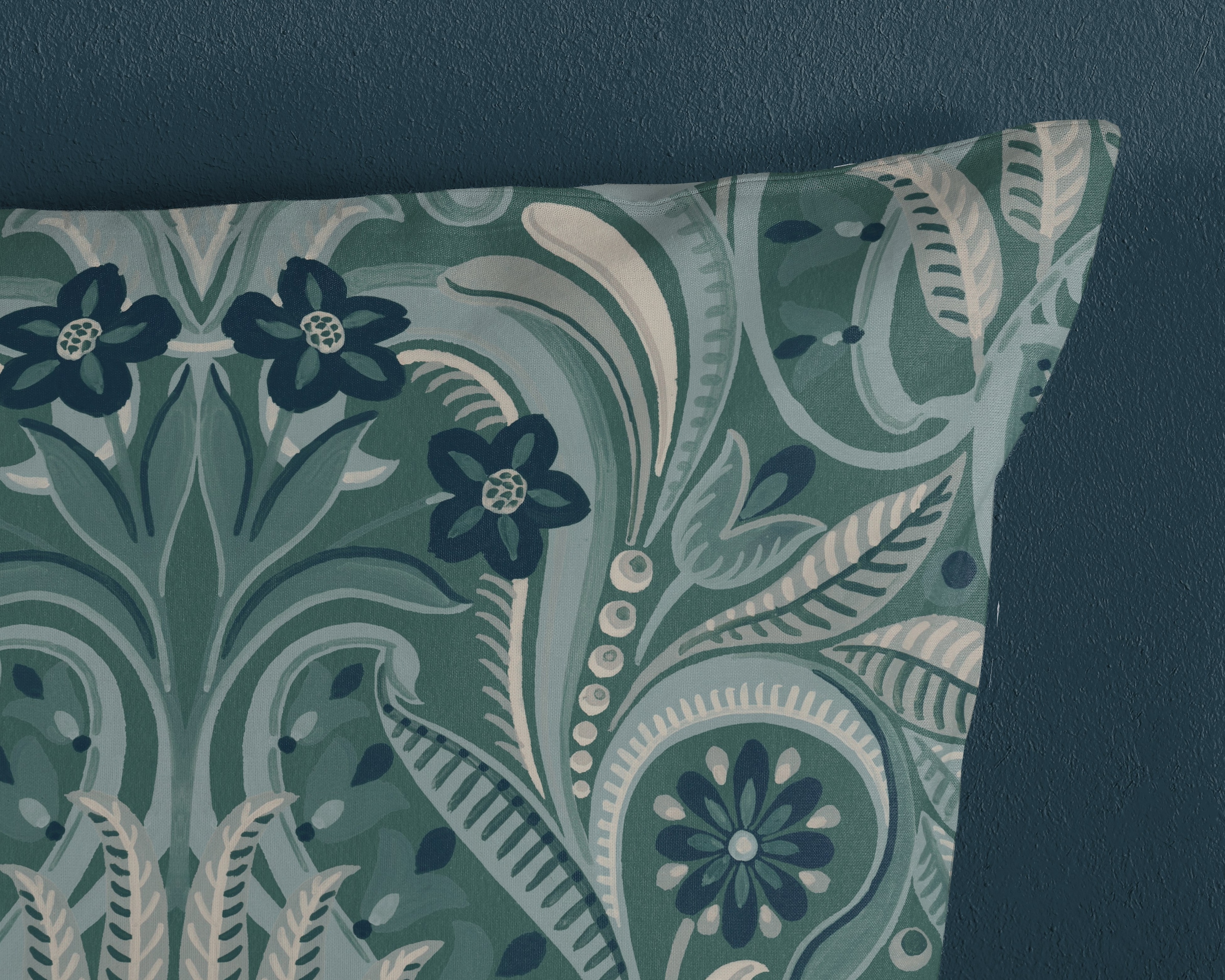 good morning Wendebettwäsche »Nolamu« 2 Stk. tlg. 100% Baumwolle, Renforcé, Reißverschluss, Wendeoptik, Paisley