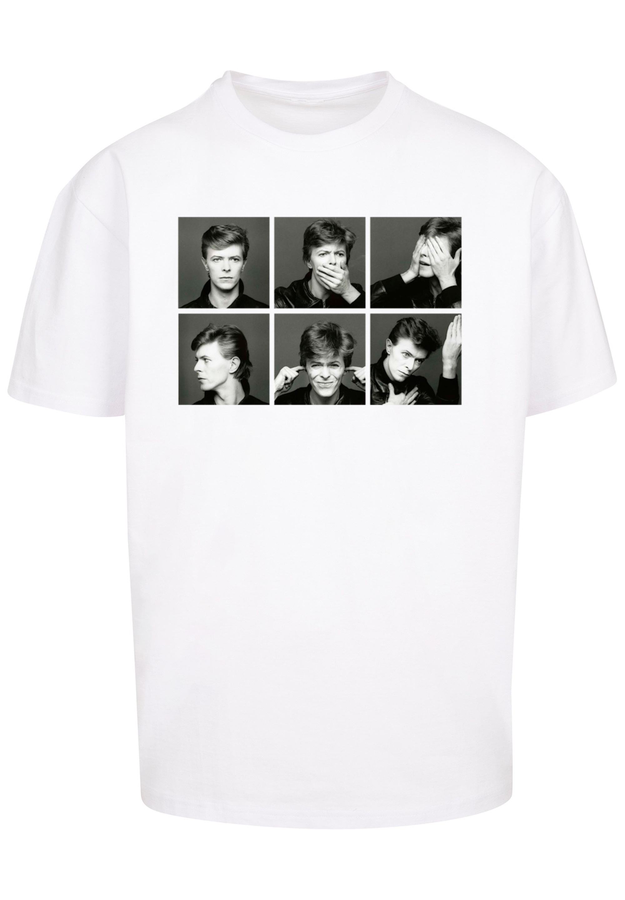 F4NT4STIC T-Shirt »David Bowie Photo Collage«, Print
