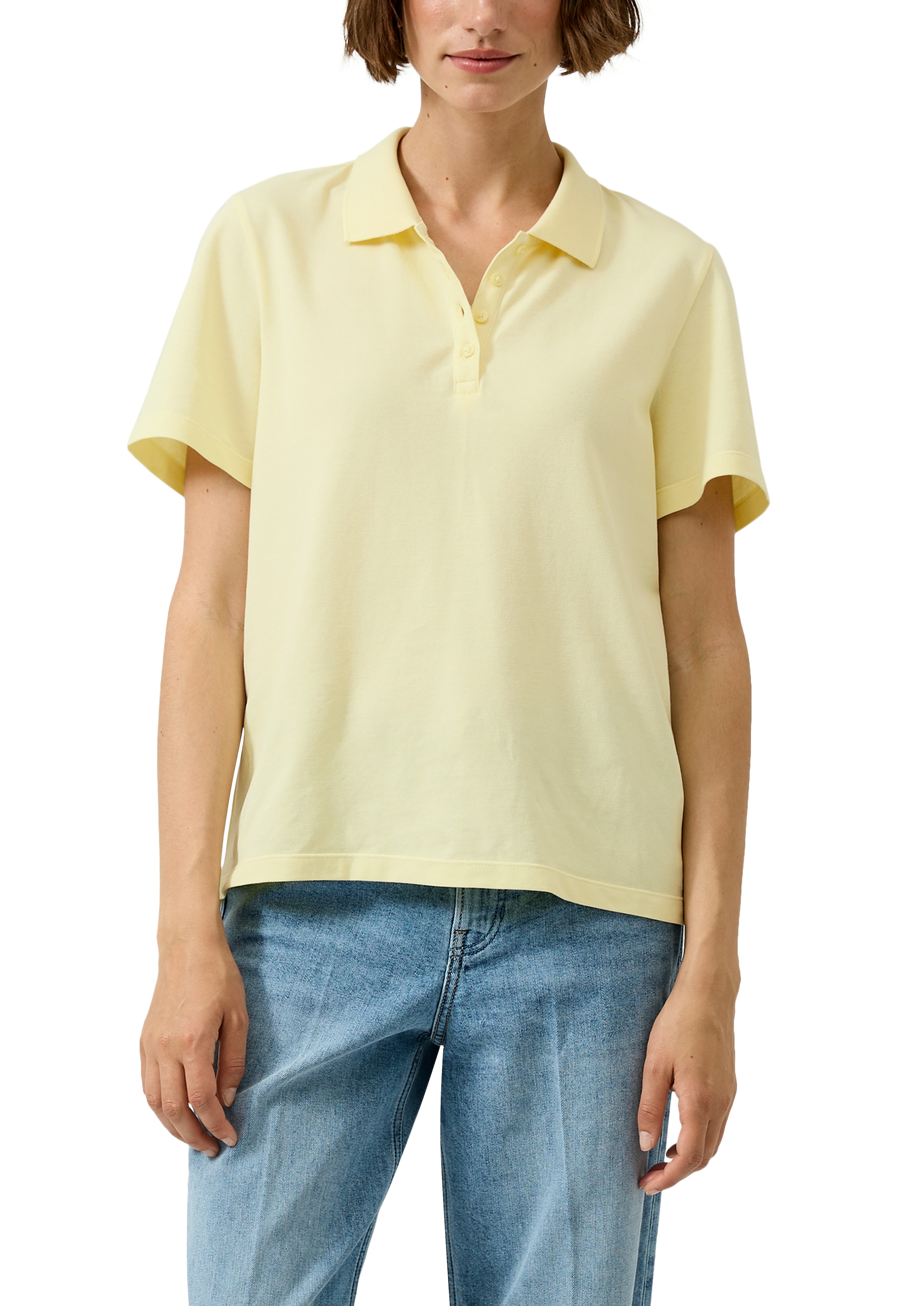 s.Oliver Poloshirt mit Piqué-Struktur