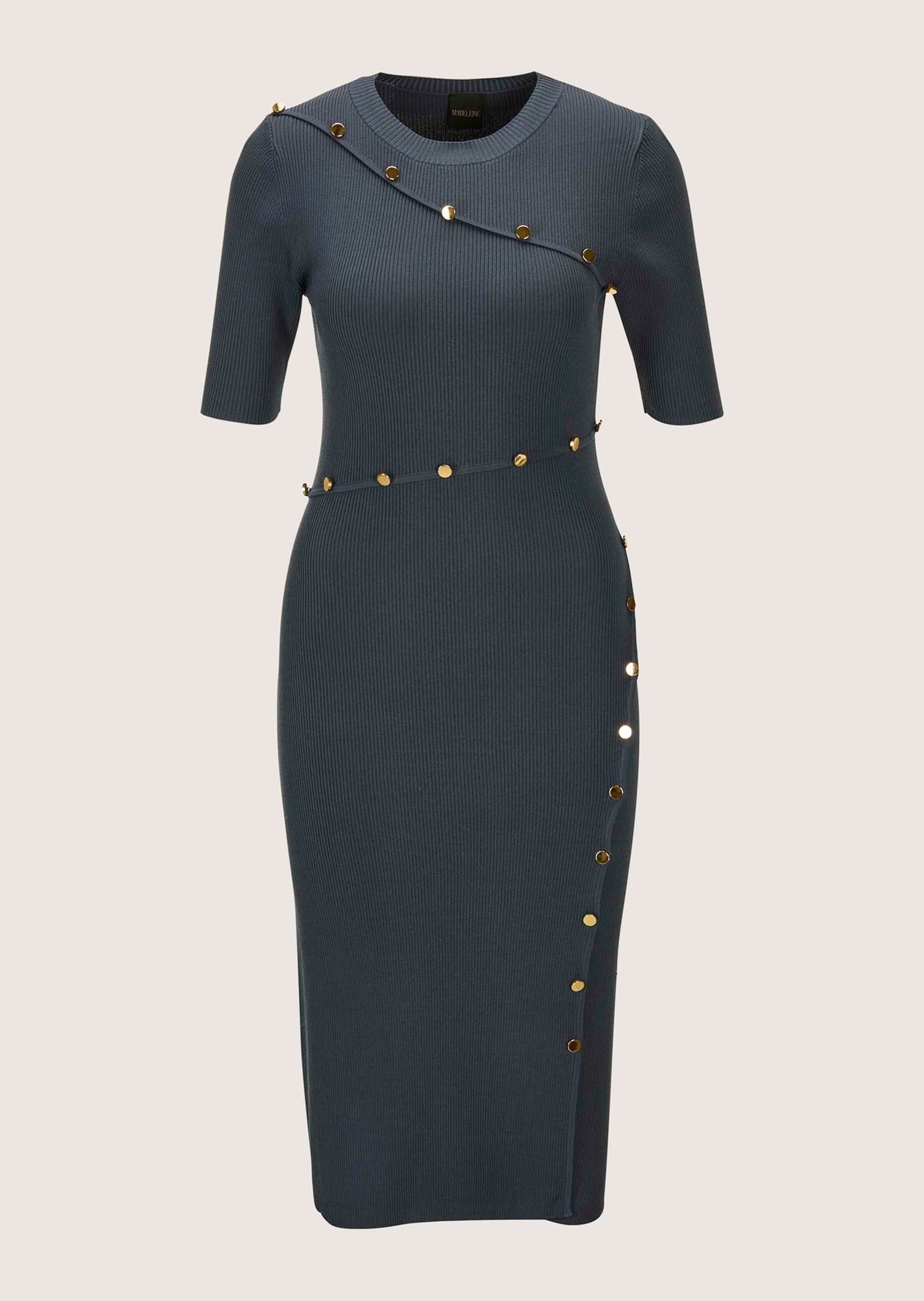 MADELEINE Strickkleid "Strickkleid Elegantes Kleid mit Zierknöpfen" Schmuck günstig online kaufen