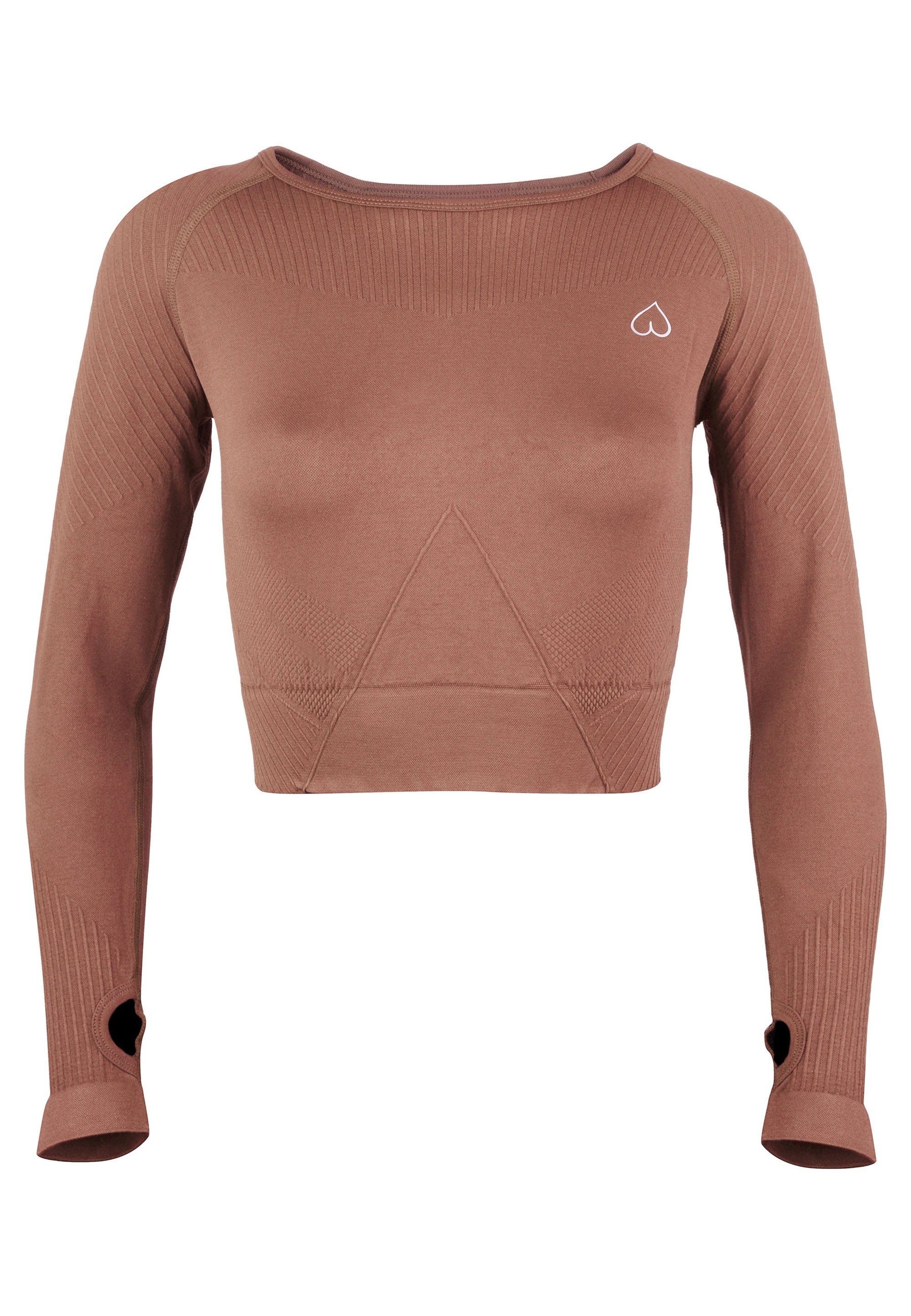 BeShaped Langarmshirt »Femme Force«, (1 tlg.), mit langen Ärmeln und gerippter Textur