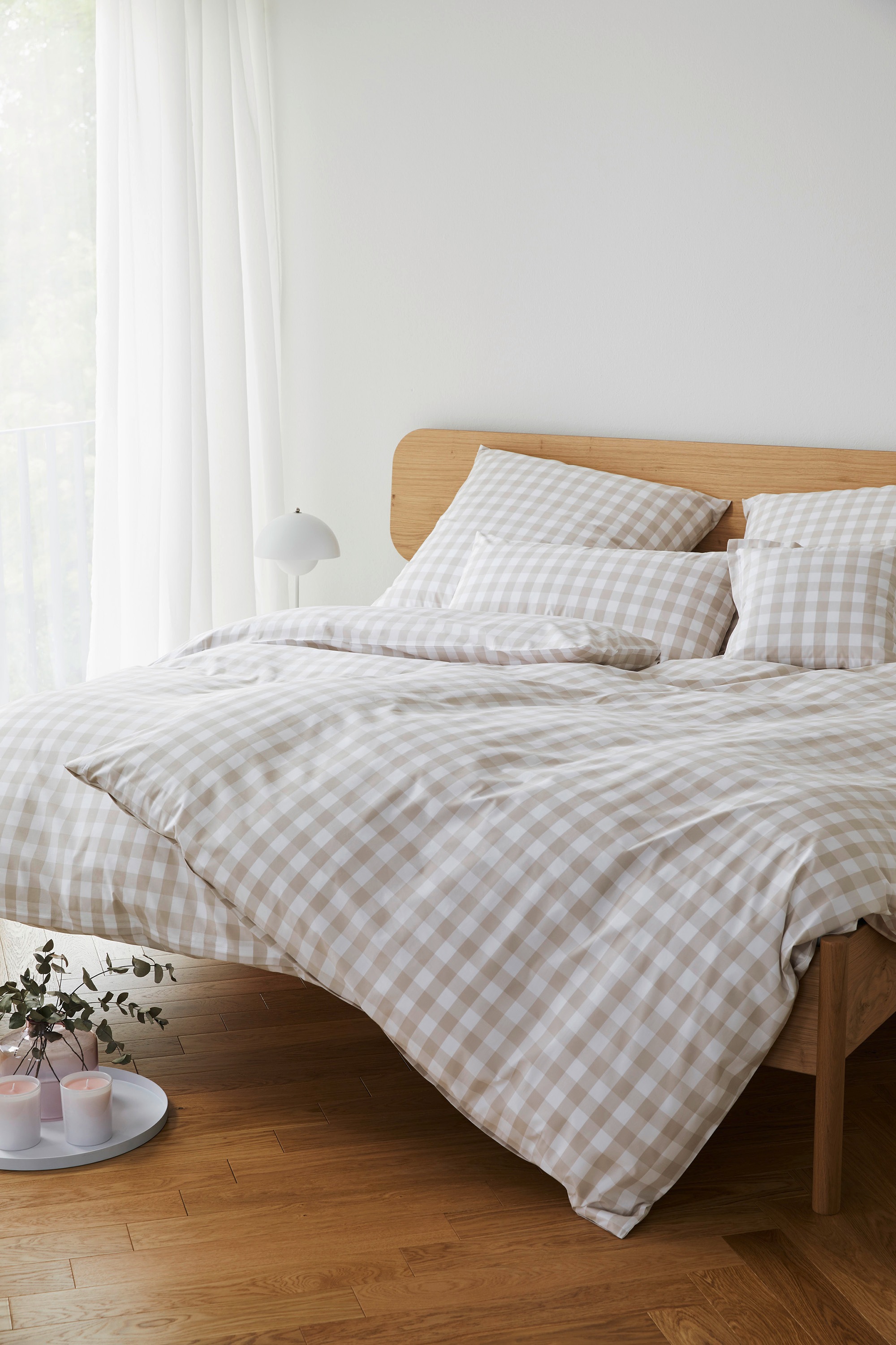 Elegante Bettwäsche "Quadro" 2 Stk. angenehmes Hautgefühl günstig online kaufen