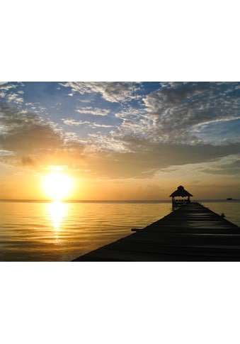 Papermoon Fototapetas »Sunburst over Belize«