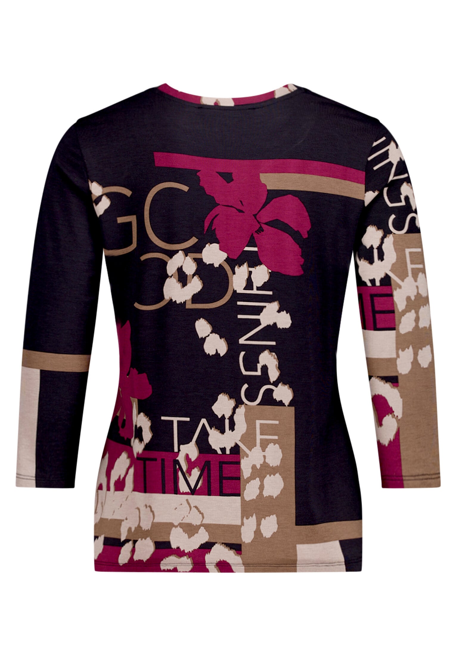 Betty Barclay 3/4-Arm-Shirt »Damen mit Rundhalsausschnitt« 1
