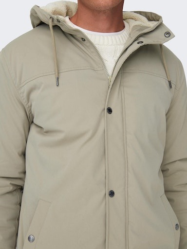 ONLY & SONS Parka »ALEX TEDDY PARKA«, mit Kapuze