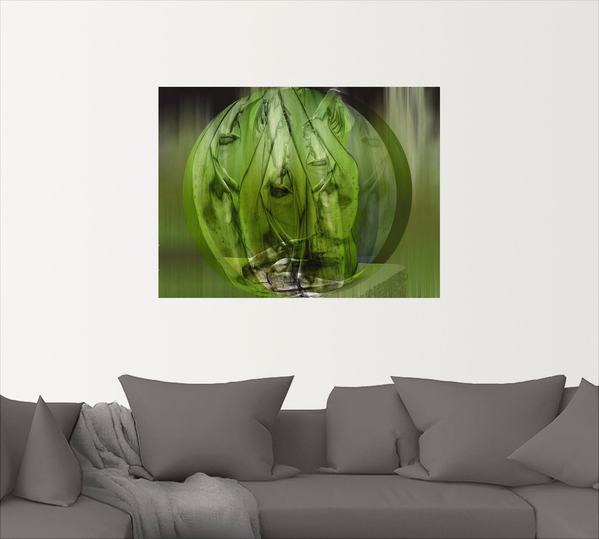 Artland Wandbild »Traumreise«, Frau, (1 St.), als Alubild, Leinwandbild, Wandaufkleber oder Poster in versch. Größen