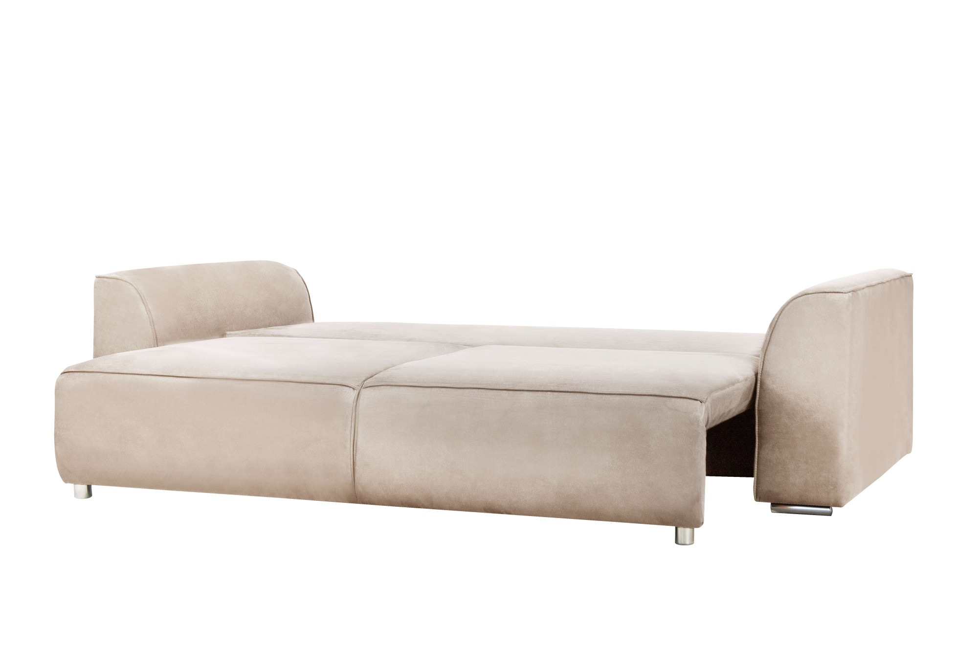 INOSIGN 3-Sitzer Beatrice Schlafsofa, wahlweise auch mit Bettfunktion und Bettkasten, incl. 2 Zierkissen