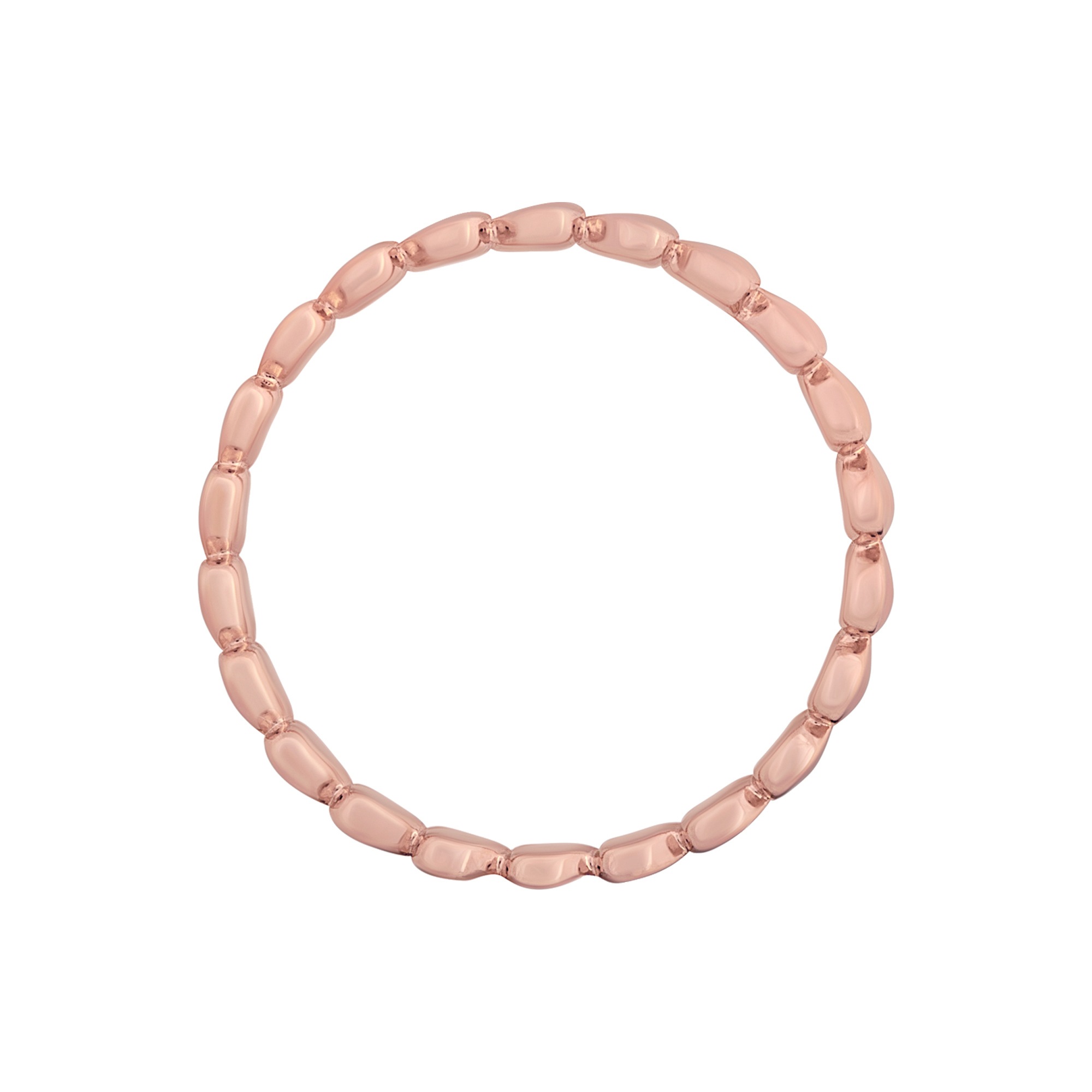 CAÏ Fingerring »925/- Sterling Silber rosévergoldet Herz Stacking«