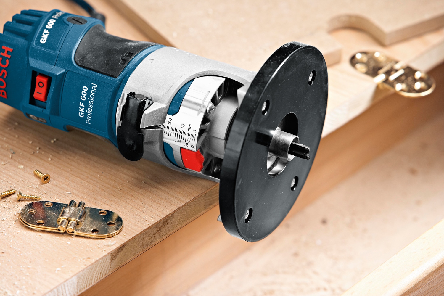 Bosch Professional Kantenfräser »»GKF 600««, mit Handwerkerkoffer, 600W