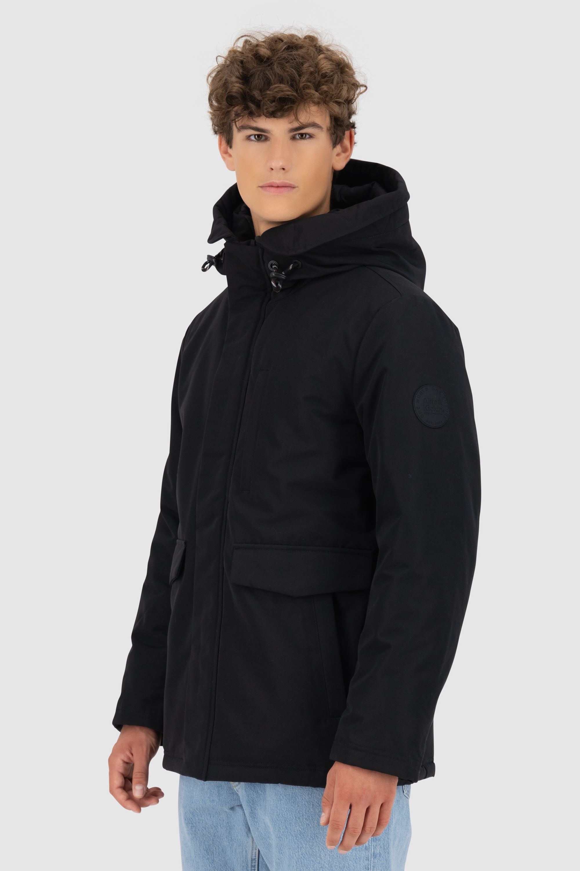 Alife & Kickin Winterjacke »Herren NilasAK A«, robuste Jacke aus wasserabweisenden Material und insgesamt 6 Taschen