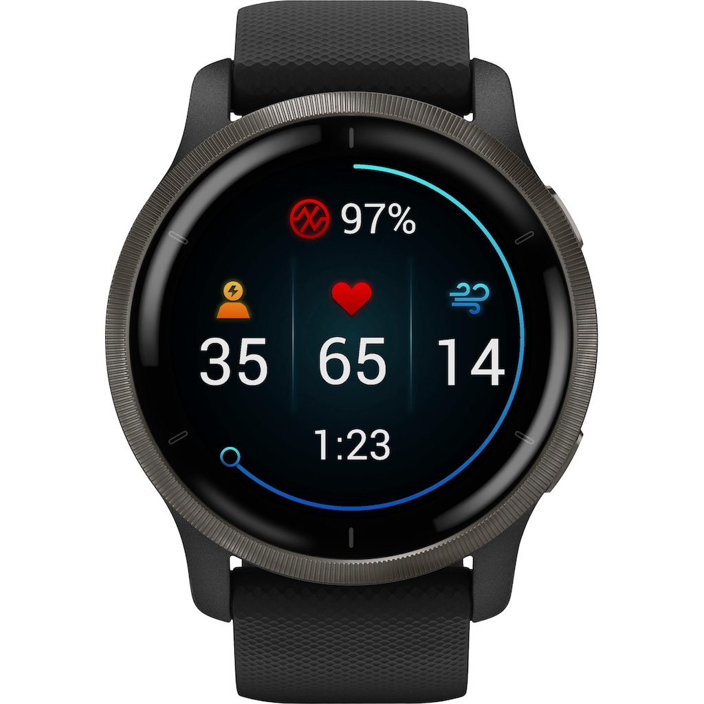 Garmin Smartwatch »Venu 2«, (25 vorinstallierten Sport-Apps)