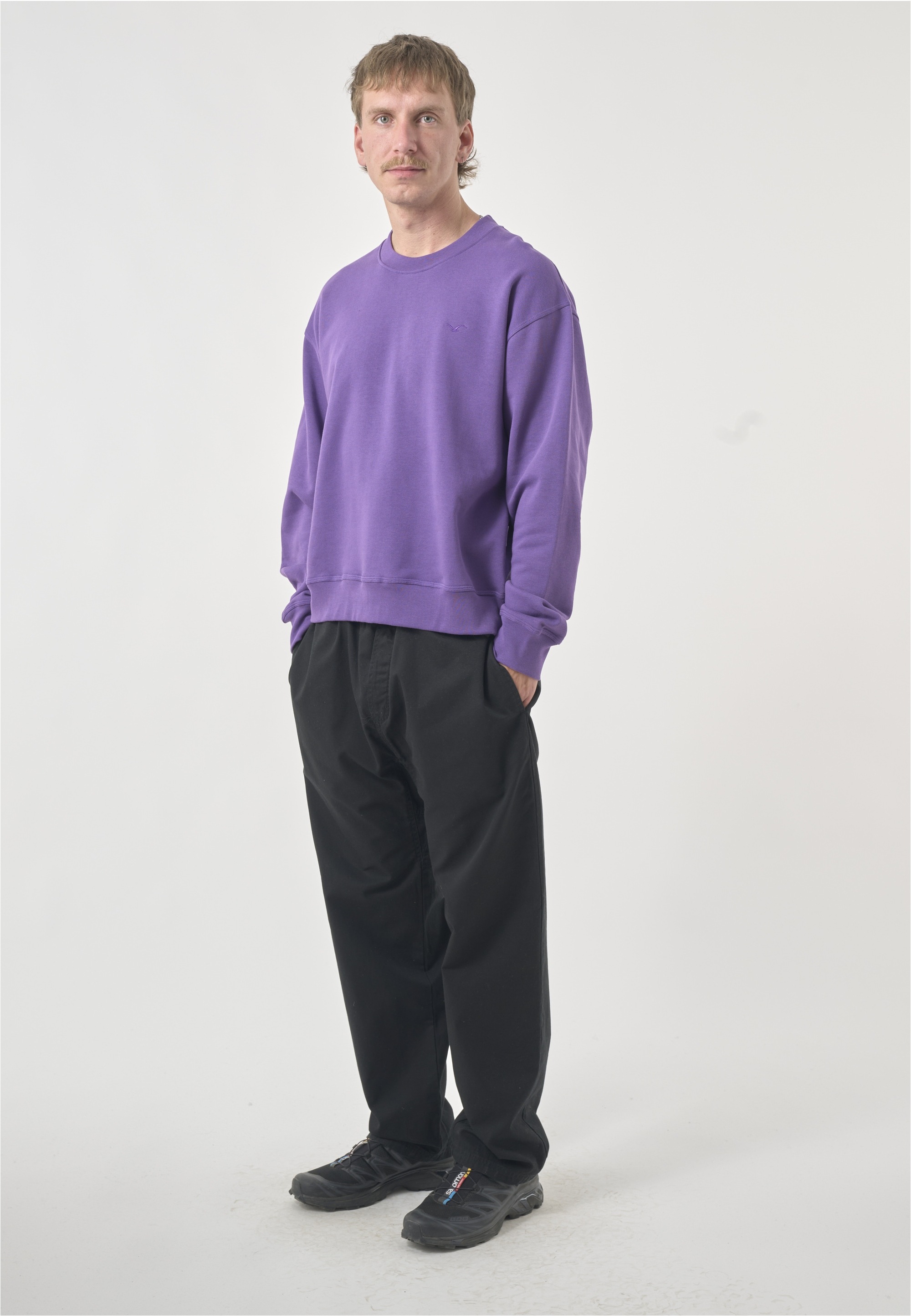 Cleptomanicx Strickpullover »Boxy Crewneck Ligull Boxy Crop«, mit lockerem Schnitt