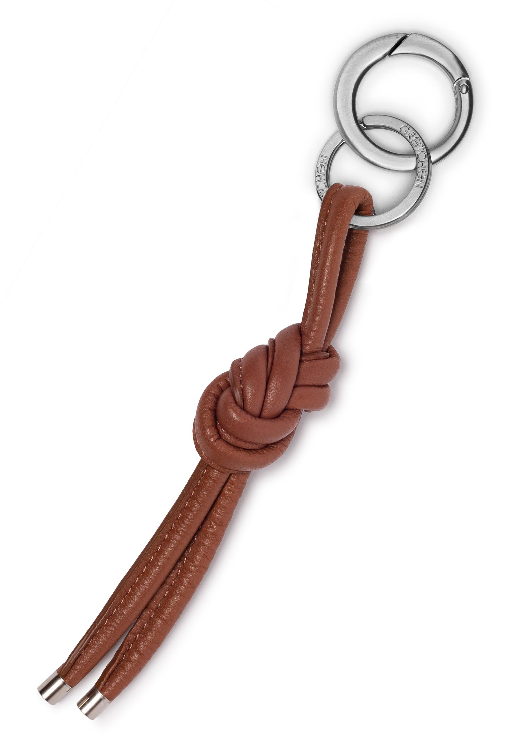 Schlüsselanhänger »Knot Keyring«, aus italienischem Kalbsleder