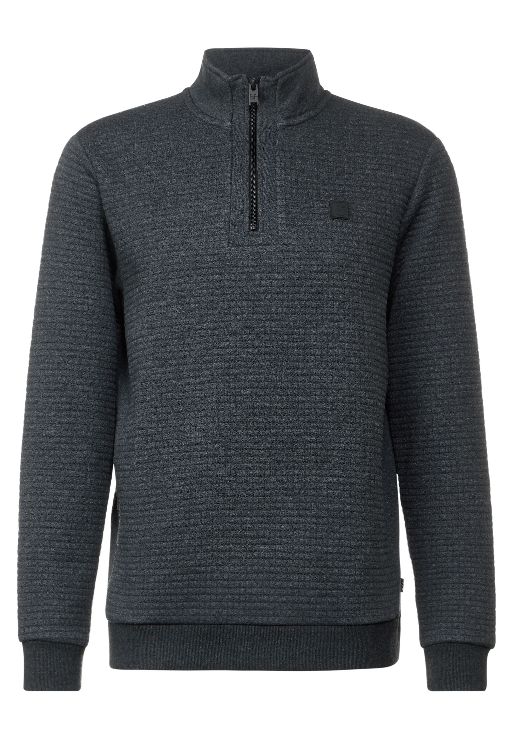 STREET ONE MEN Sweatshirt, mit Stehkragen