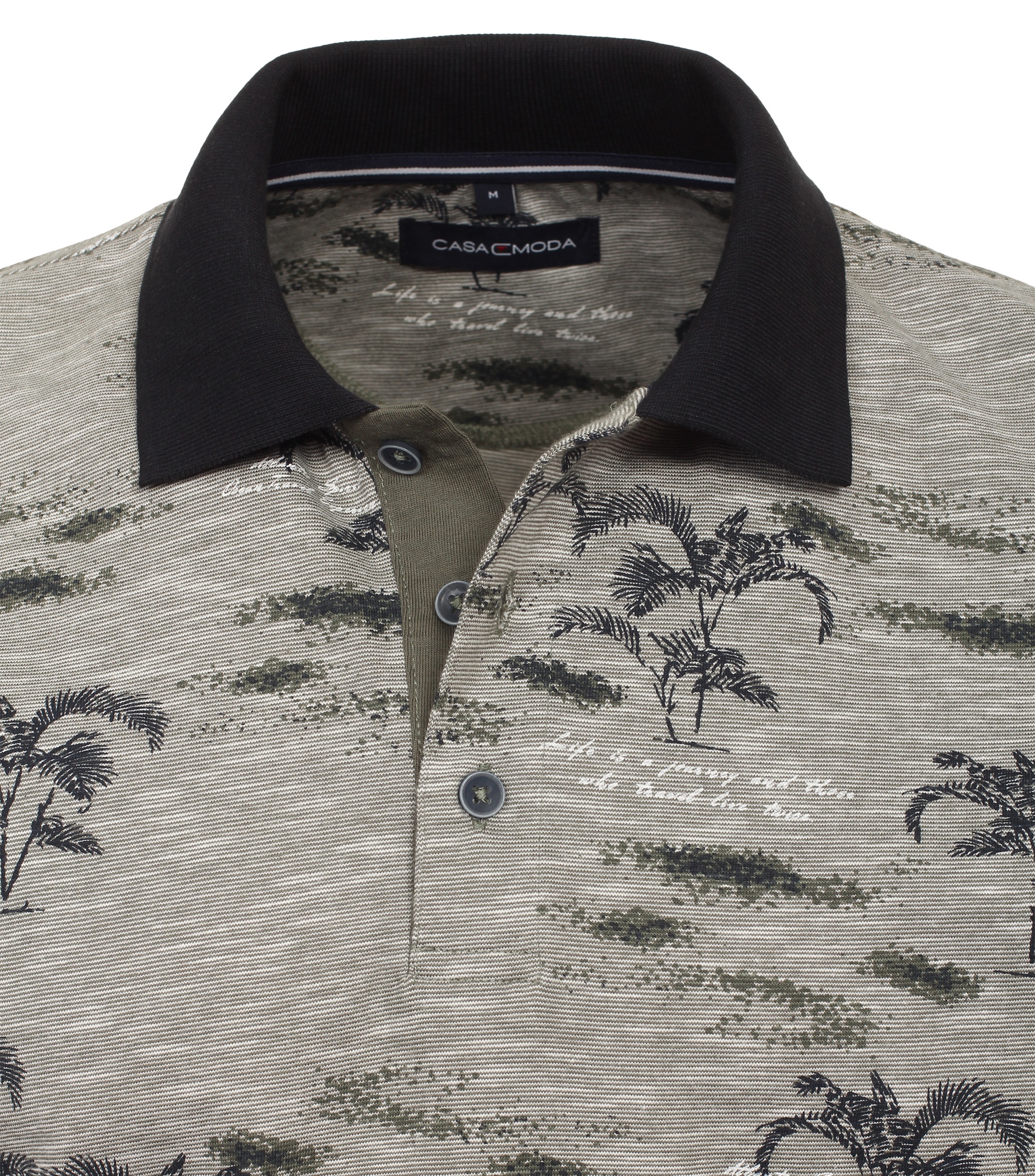 CASAMODA Poloshirt »CASAMODA Polo-Shirt Print«