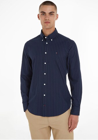 TOMMY HILFIGER Tailored Dalykiniai marškiniai »CL-W DOT PRINT ...