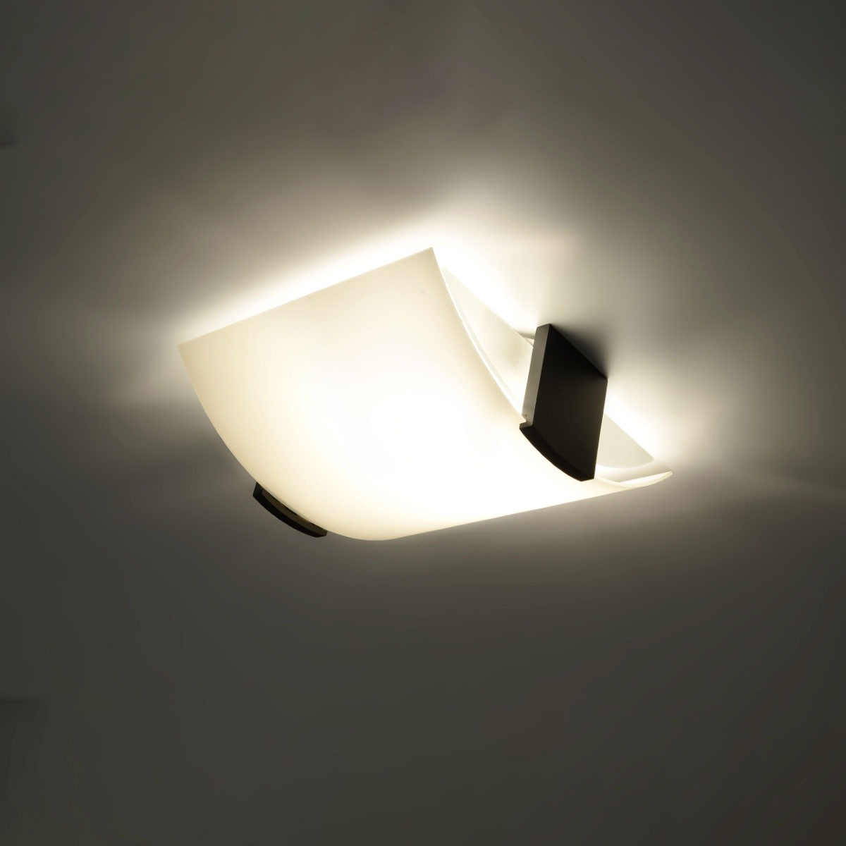 SOLLUX lighting Deckenleuchte »EMILIO«, 2 flammig, Leuchtmittel E27 | ohne Leuchtmittel, Verteiltes Licht
