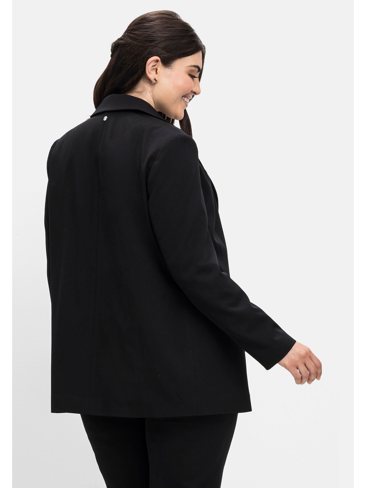 Sheego Jackenblazer »Große Größen«, mit Reißverschluss-Taschen