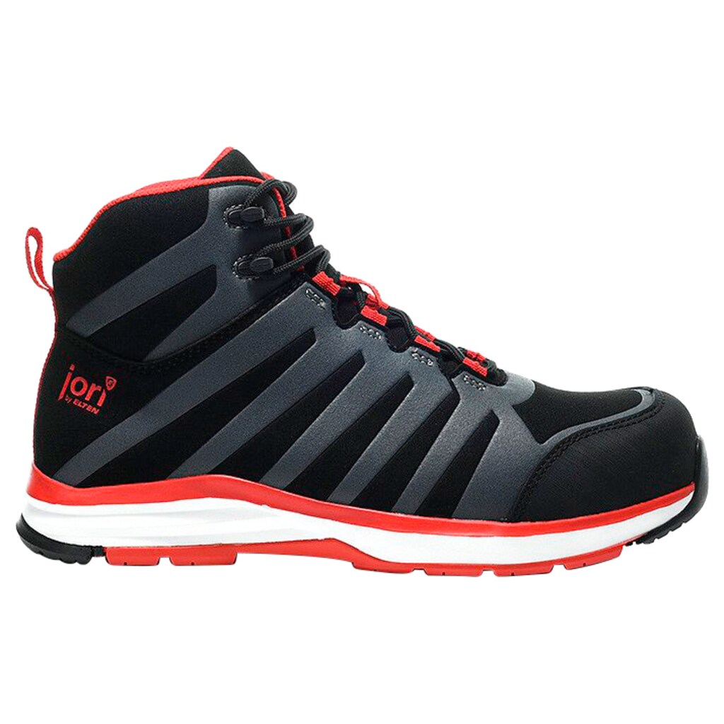 Jori Sicherheitsstiefel »jo_RAPID black-red Mid ESD S3«