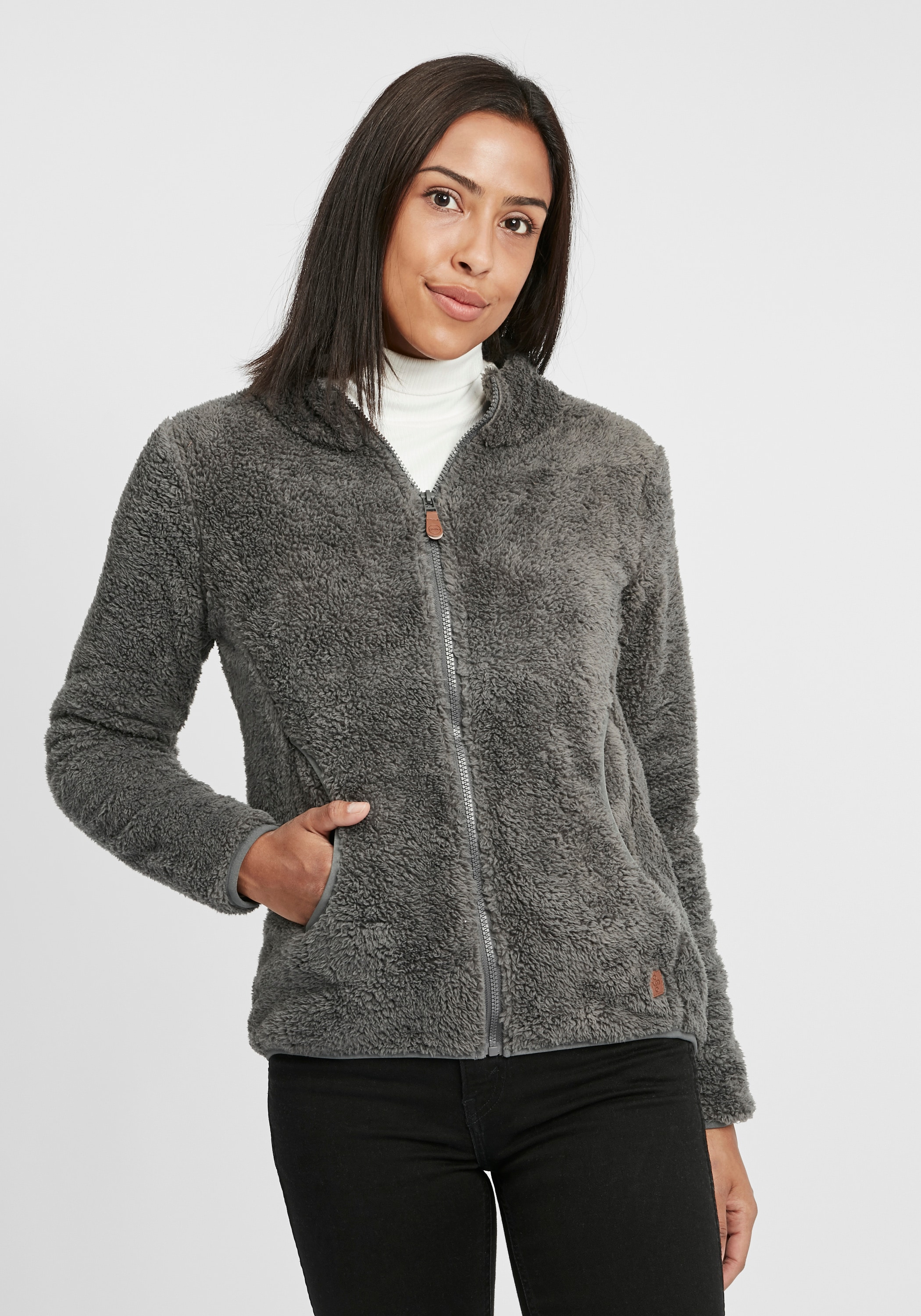 OXMO Telsa Damen Fleecejacke Sweatjacke Jacke