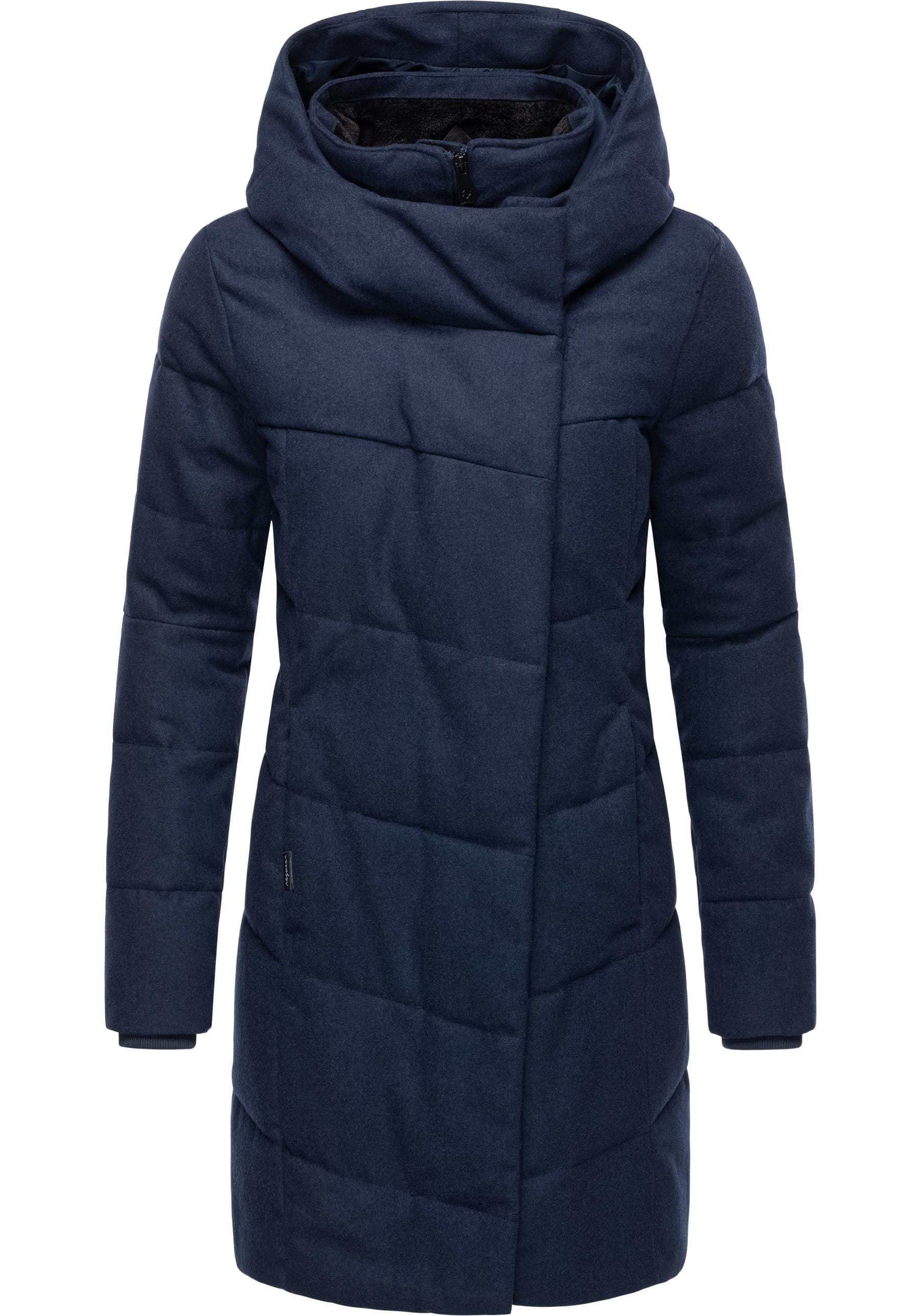 Ragwear Wintermantel »Pavla Coat«, stylischer Damen Steppmantel in Woll-Optik