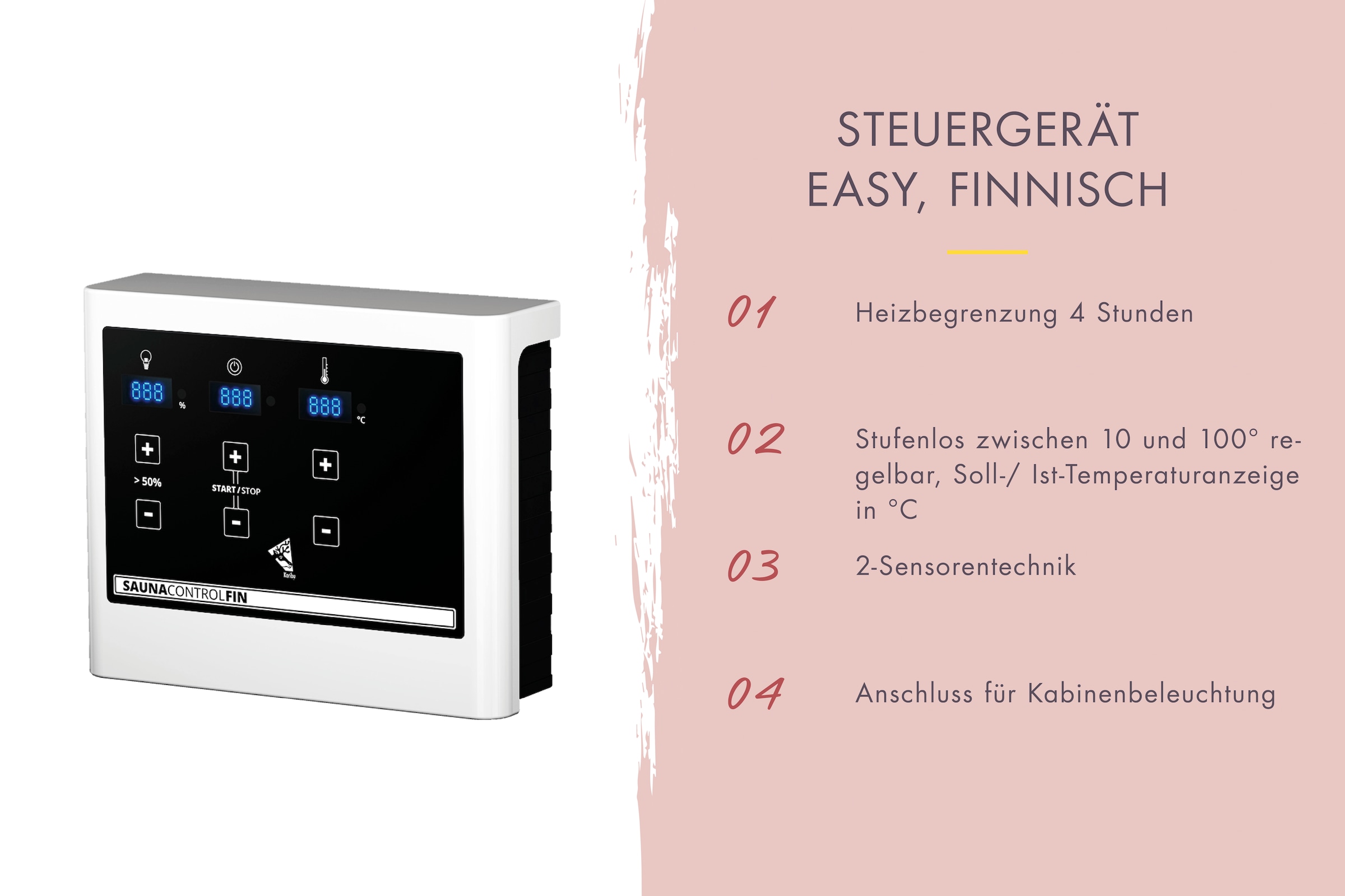 Karibu Saunahaus »»Talo 6« mit Iso-Tür, naturbelassen«