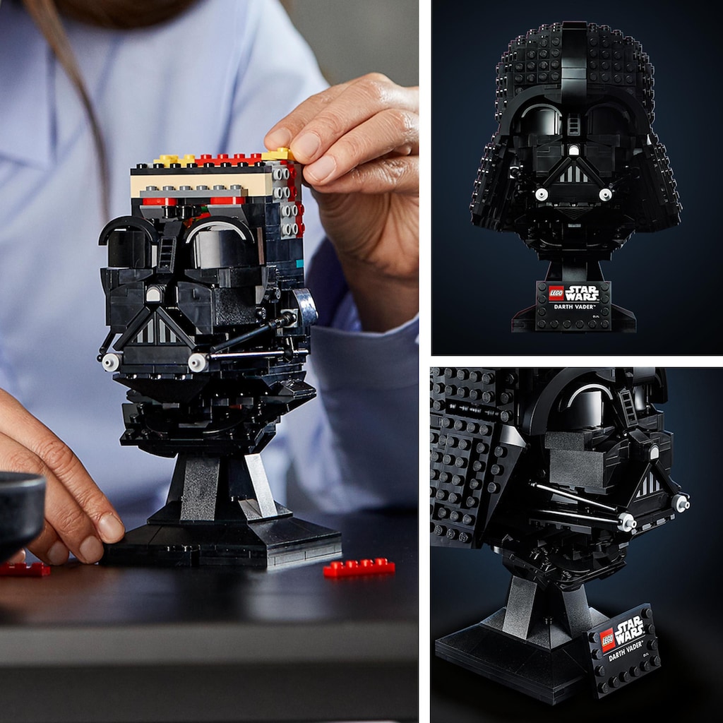 LEGO® Konstruktionsspielsteine »Darth-Vader™ Helm (75304), LEGO® Star Wars™«, (834 St.)