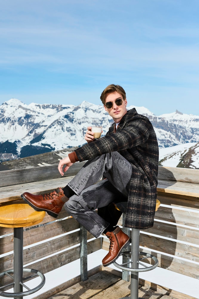 Rieker Winterboots  Schnürboots mit wasserabweisender riekerTEX-Membran, Schurwollfutter