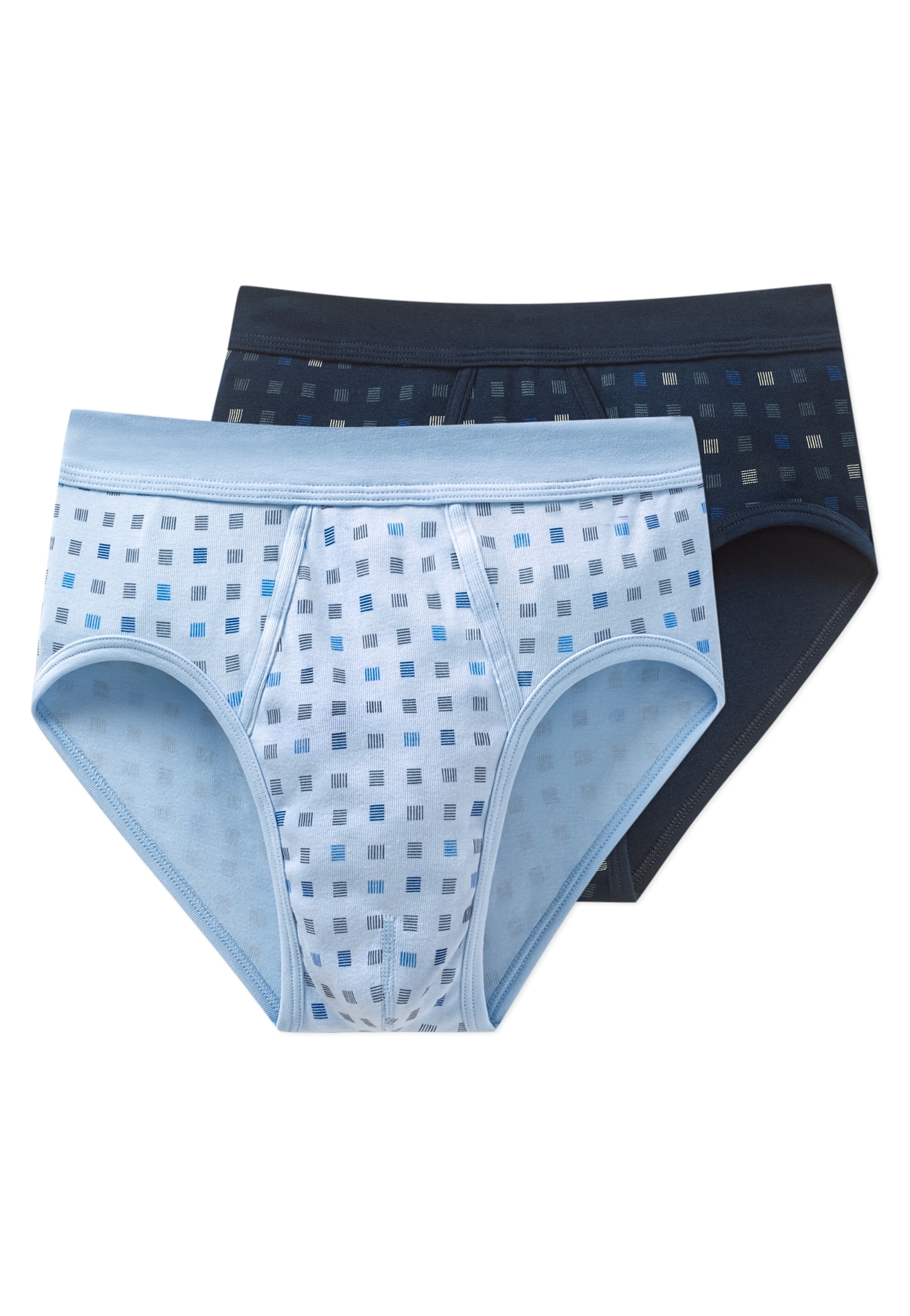 Schiesser Slip "Cotton Essentials", (2er Pack), mit Eingriff, gemustert, Fe günstig online kaufen