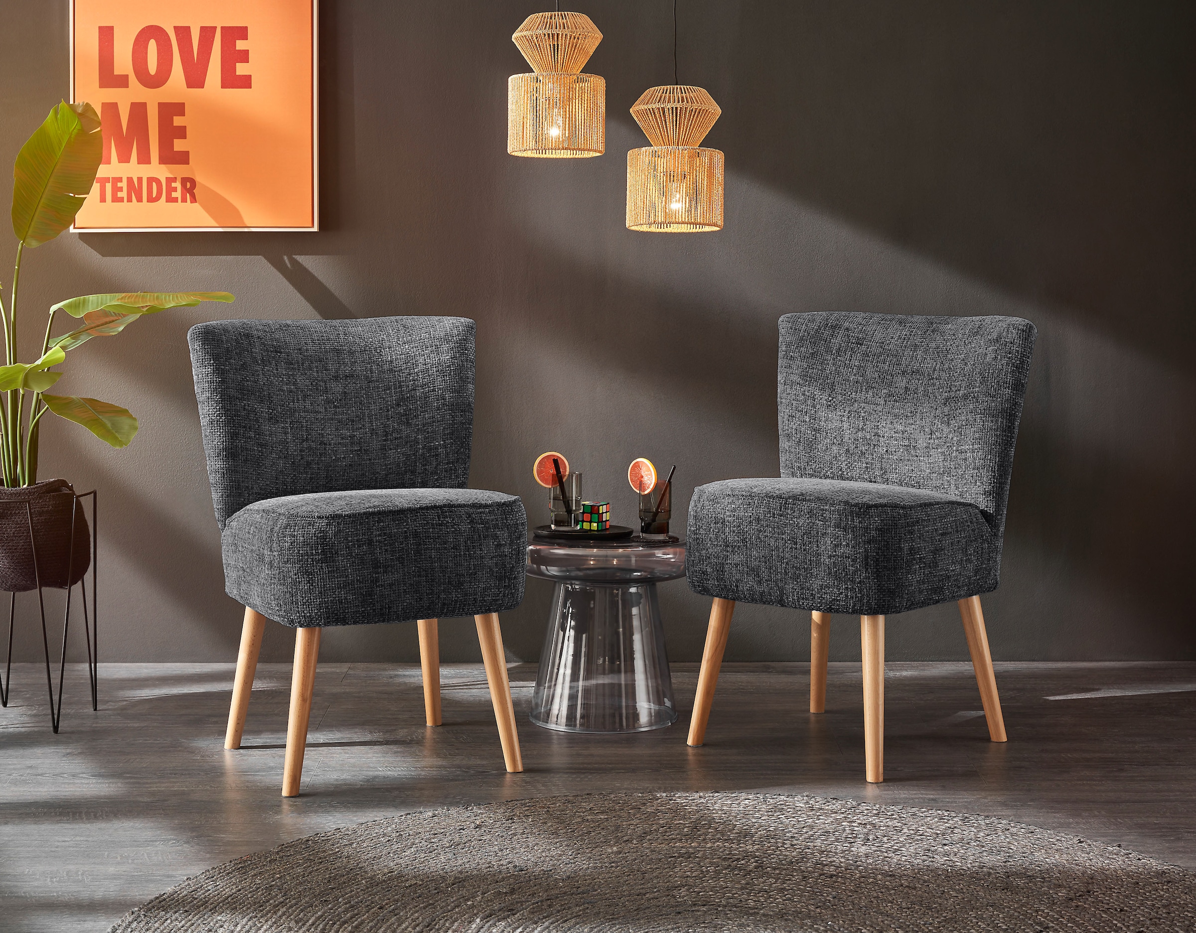 ED EXCITING DESIGN Cocktailsessel »Earl«, Küchenstuhl, Küchensessel