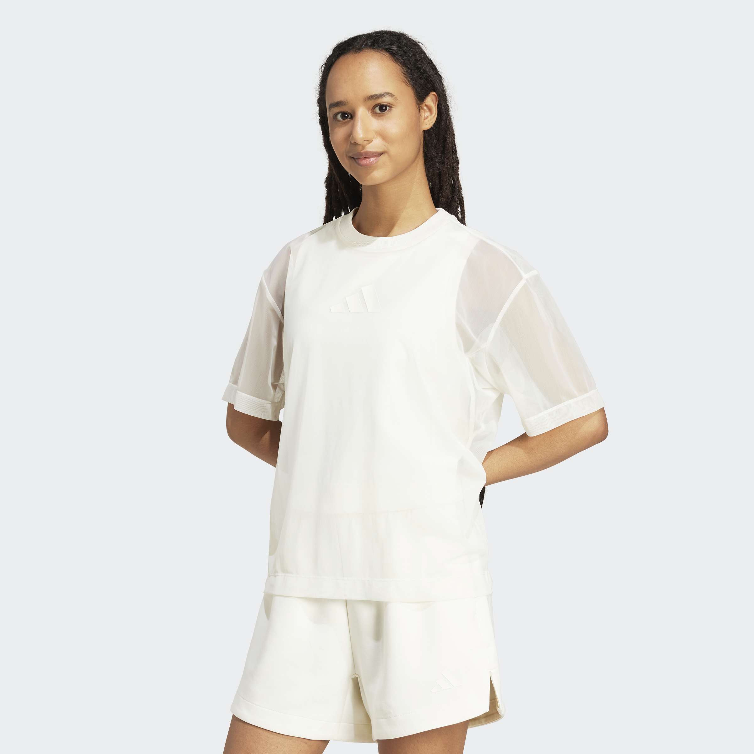 adidas Sportswear T-Shirt "W ALL SZN SH T" mit sportlichem Stil, lockere Passform, gerader Abschluss
