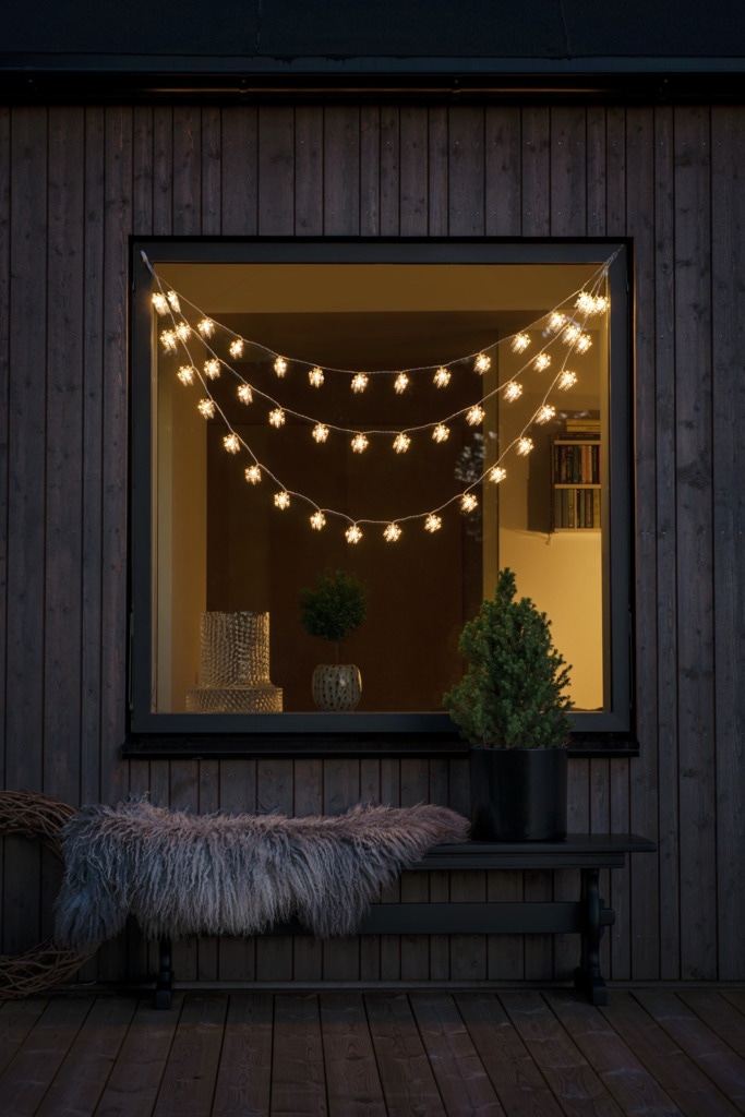 aussen«, warm Dioden LED-Lichtervorhang weiße kaufen KONSTSMIDE 44 »Weihnachtsdeko | BAUR