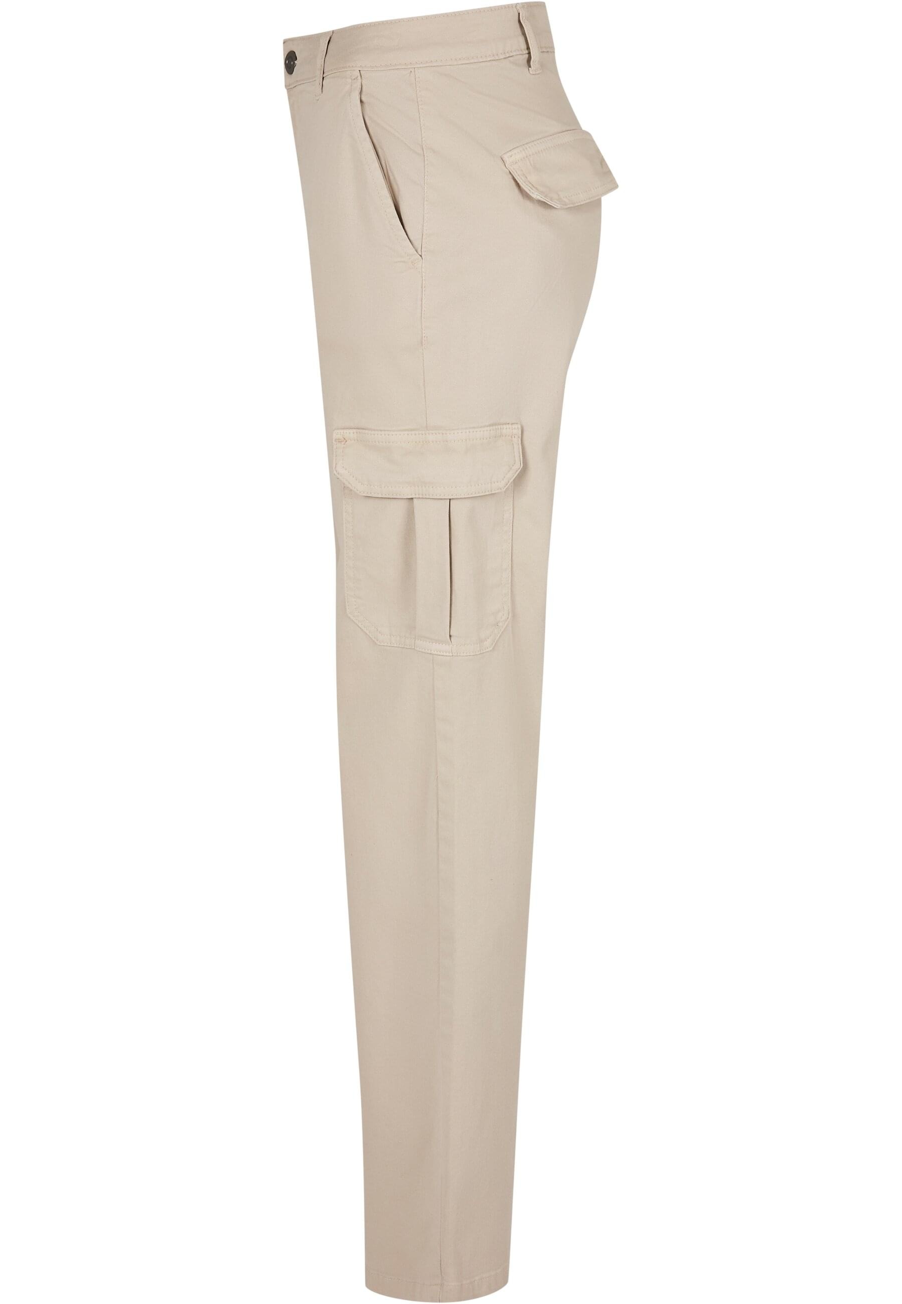 URBAN CLASSICS Stoffhose »Urban Classics Damen Ladies High Waist Straight Cargo Pants«, (1 tlg.)