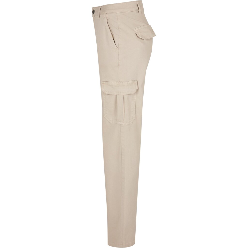 URBAN CLASSICS Stoffhose »Urban Classics Damen Ladies High Waist Straight Cargo Pants«, (1 tlg.)