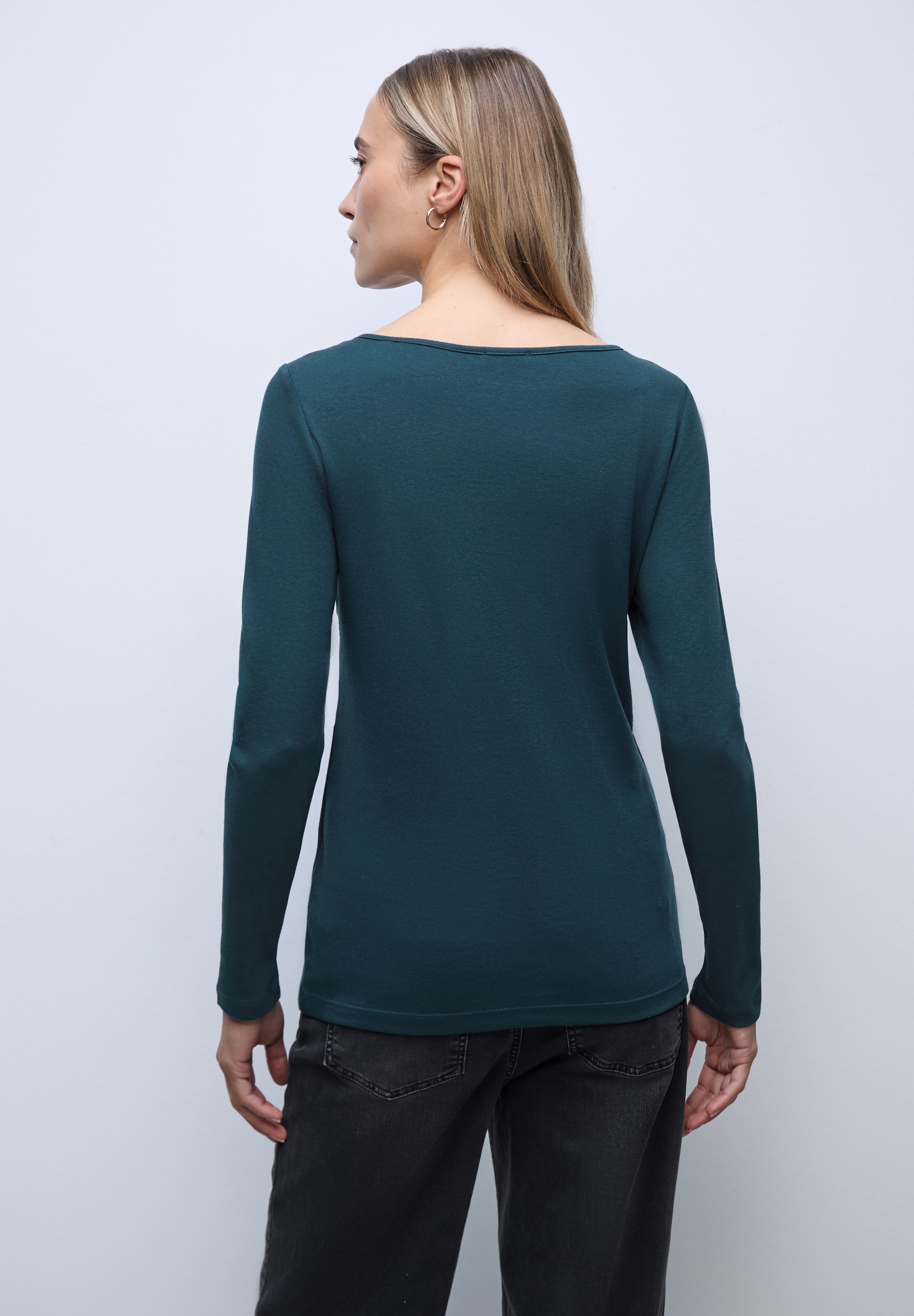 STREET ONE Langarmshirt im soften Baumwoll-Mix