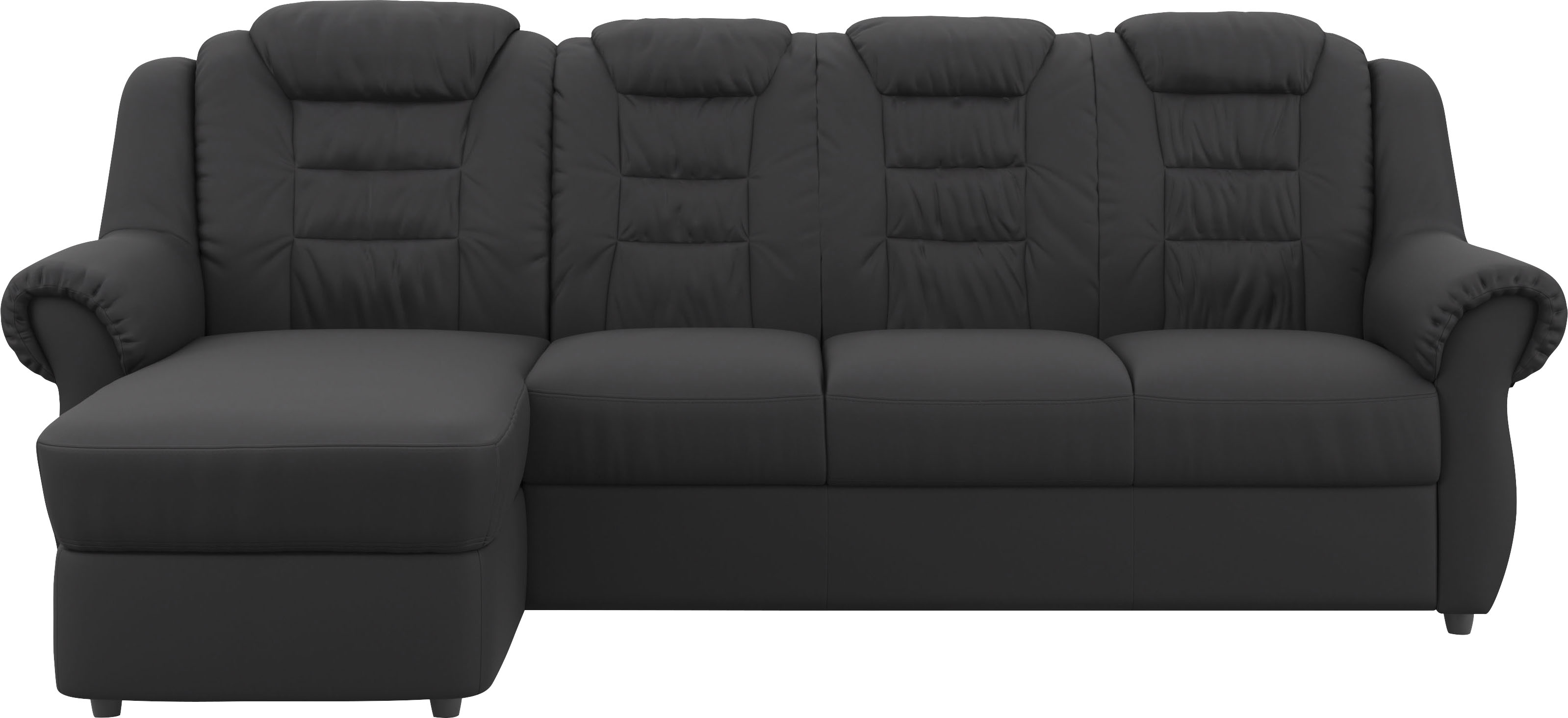 Home affaire Ecksofa "Boston L-Form" mit hoher Rückenlehne, wahlweise mit Schlaffunktion