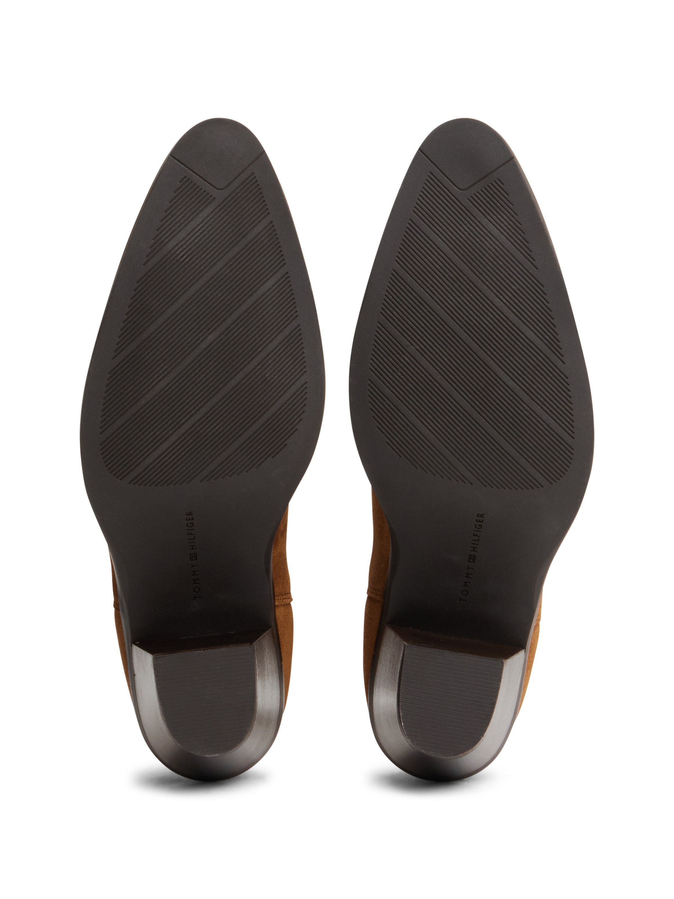 Tommy Hilfiger Chelseaboots »SUEDE WESTERN CHELSEA BOOT«  Trichterabsatz, Westerstiefelette mit breitem Stretcheinsatz